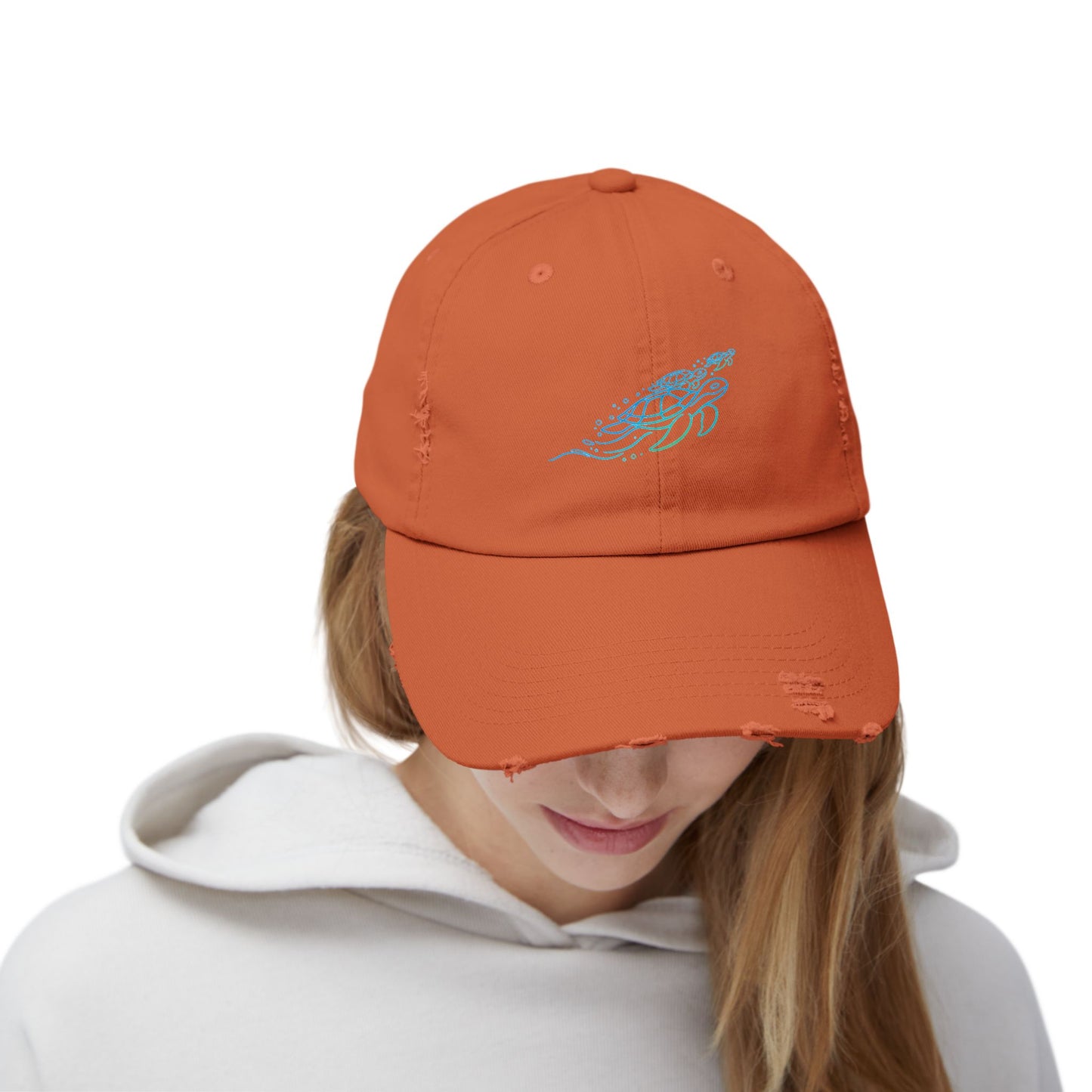 Swimming Sea Turtles | Distressed Cap