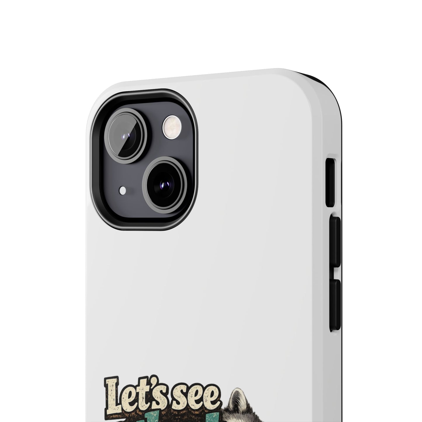 Peek & See Raccoon Phone Case — Tough & Cute Protective Phone Cover