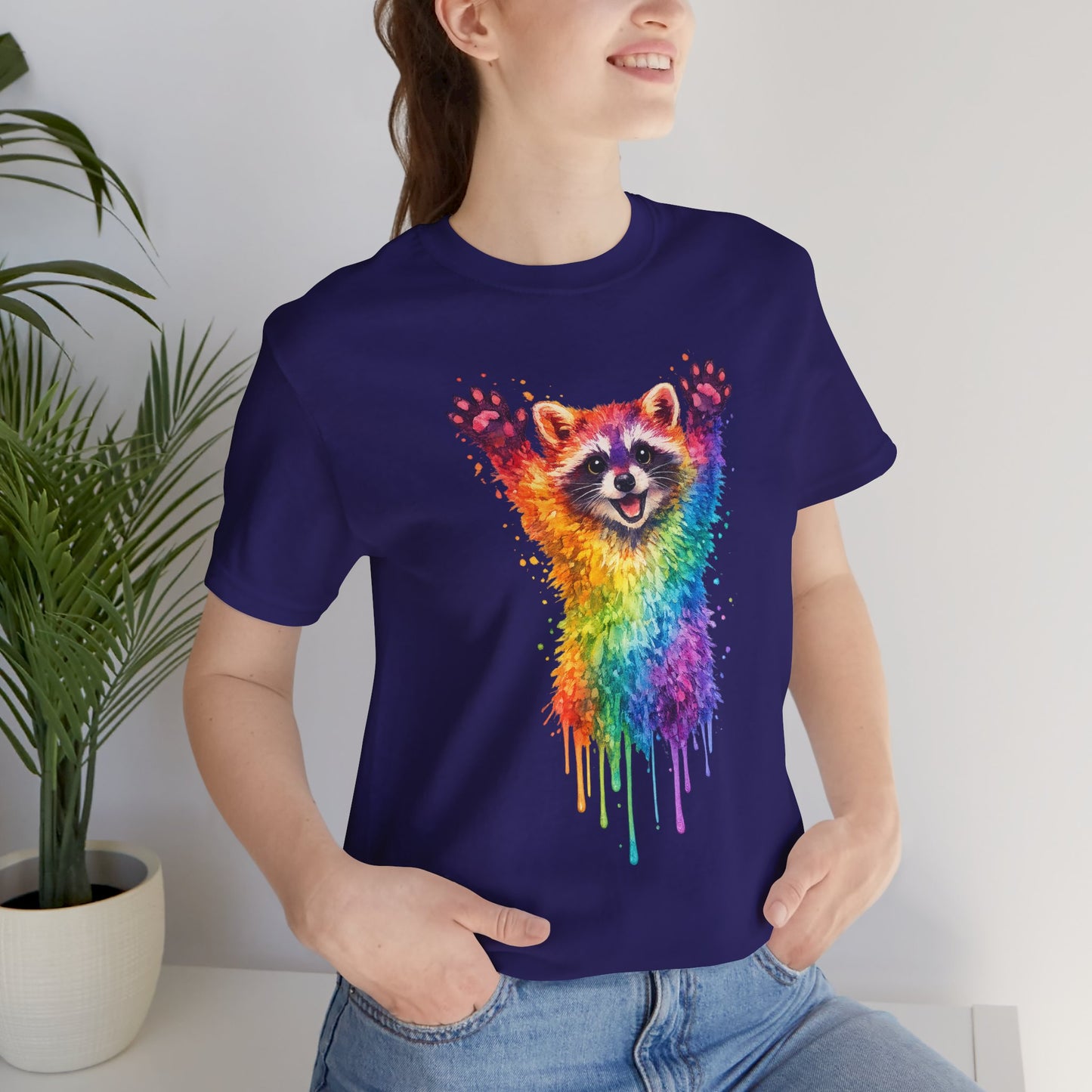 Watercolor Wildlife Raccoon T-Shirt