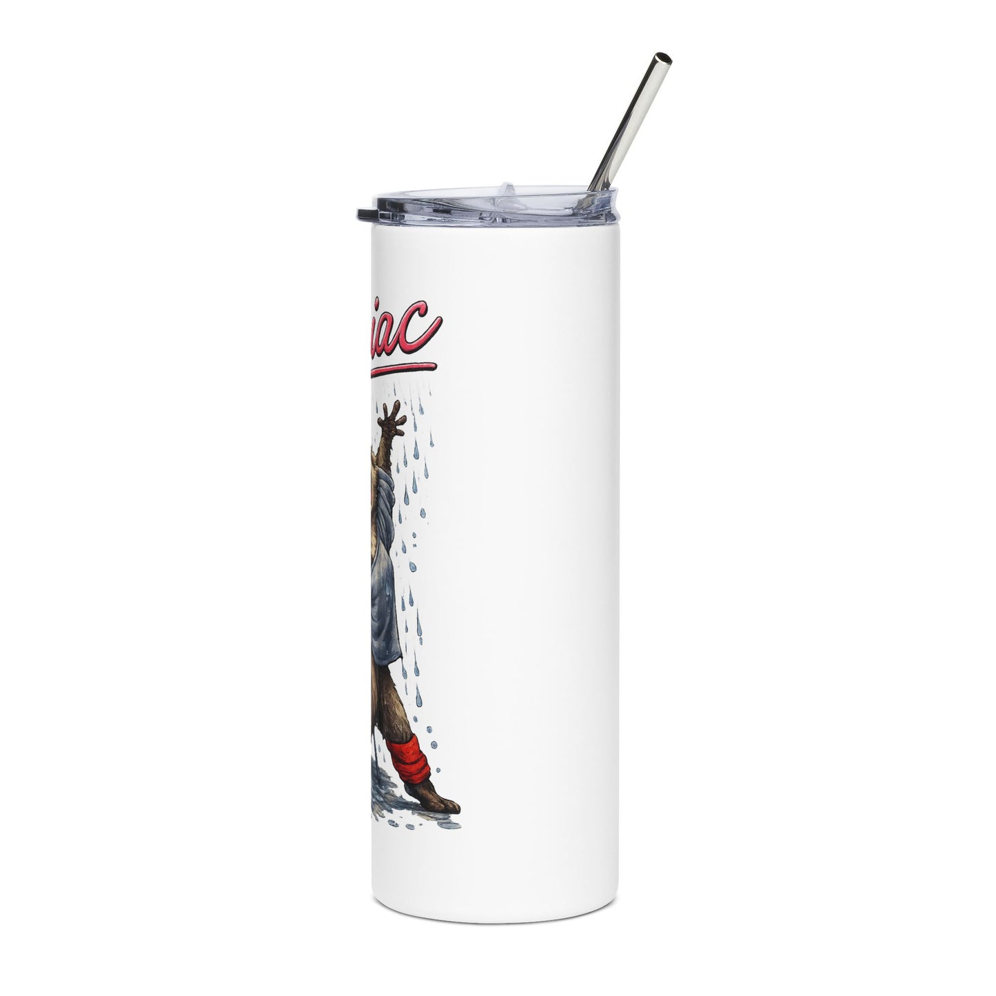 Maniac Raccoon 20oz Stainless Steel Tumbler