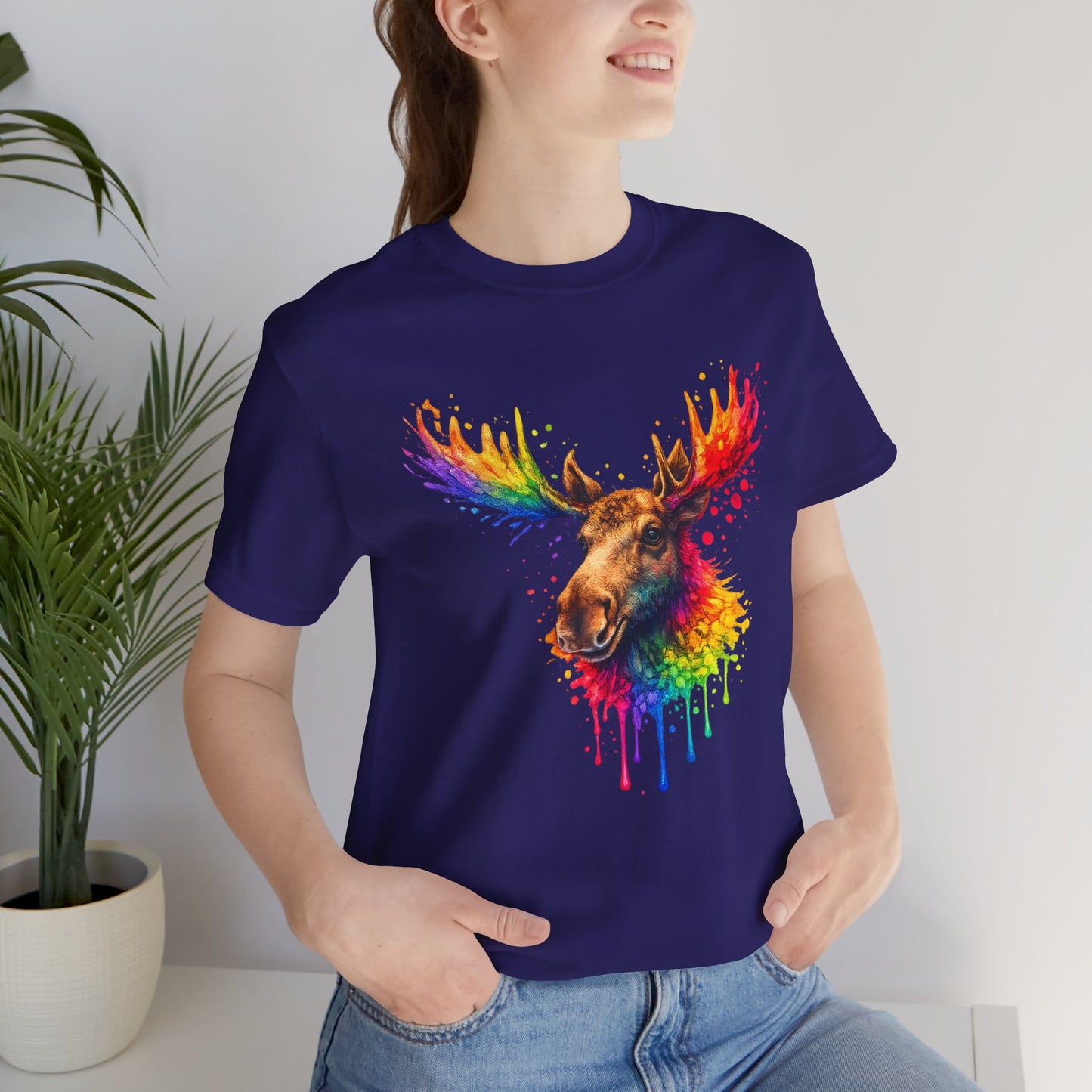 Watercolor Wildlife Moose T-Shirt
