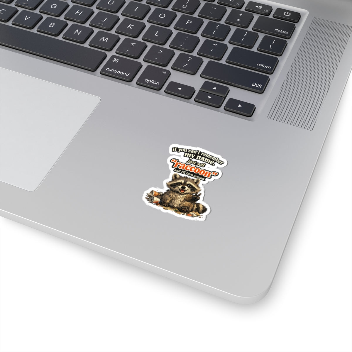 Yell Raccoon Stickers