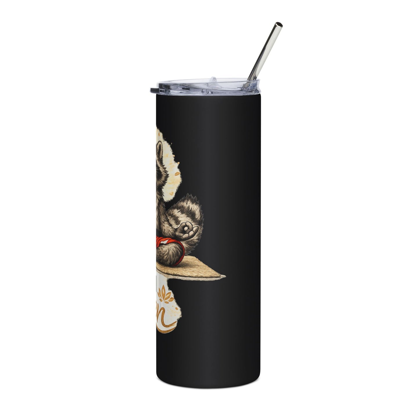 Feral Zen Raccoon 20oz Stainless Steel Tumbler