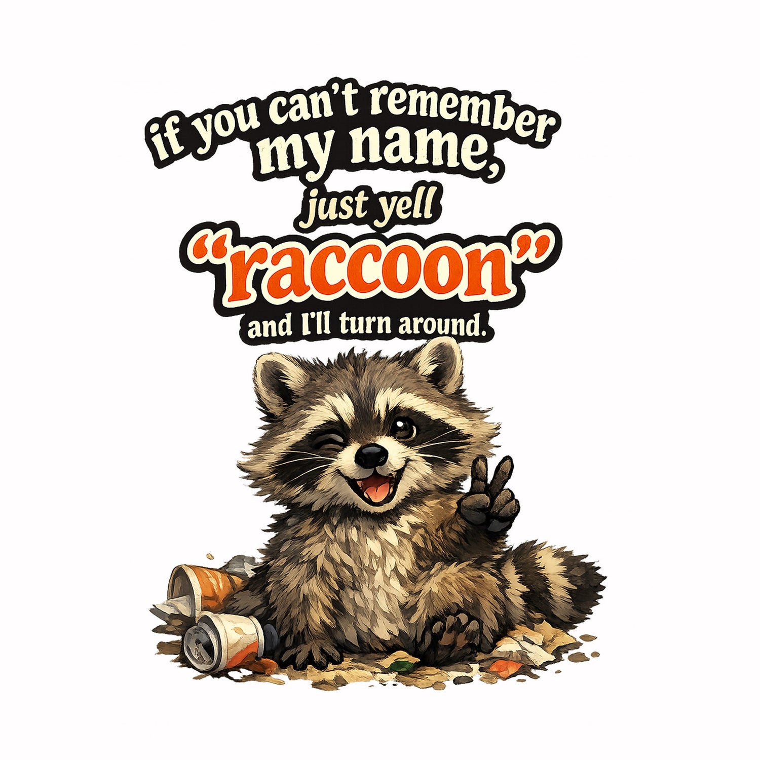 Yell Raccoon