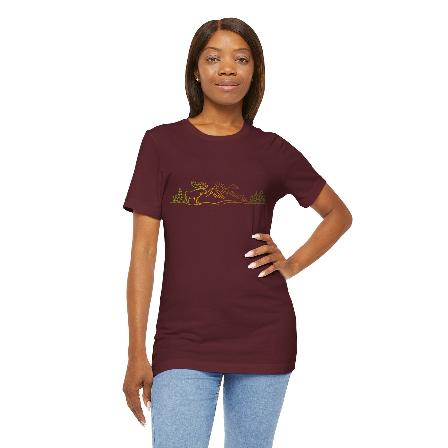 Moose Mountain Scene | Hiking Tee