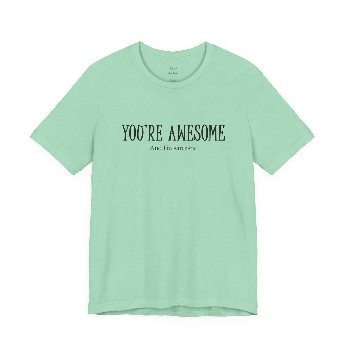 You're Awesome (And I'm Sarcastic) T-Shirt