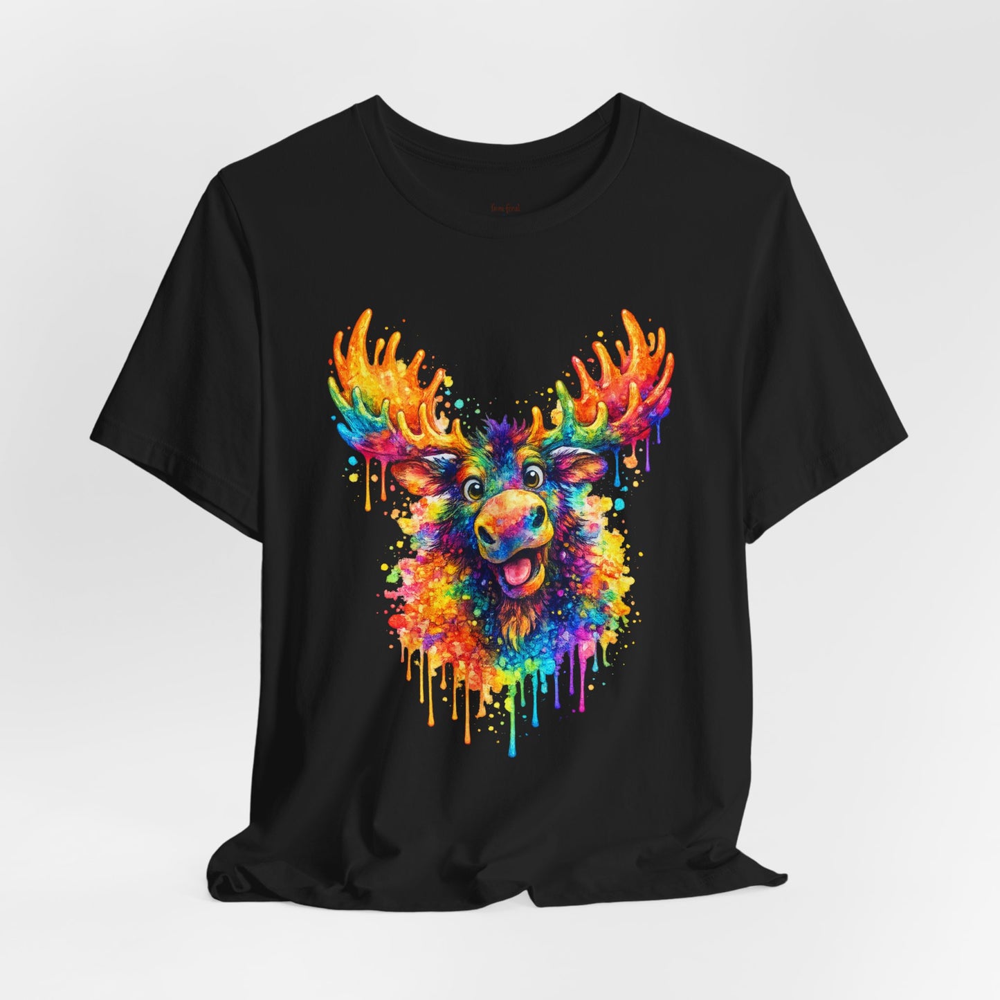 Watercolor Wildlife Moose T-Shirt