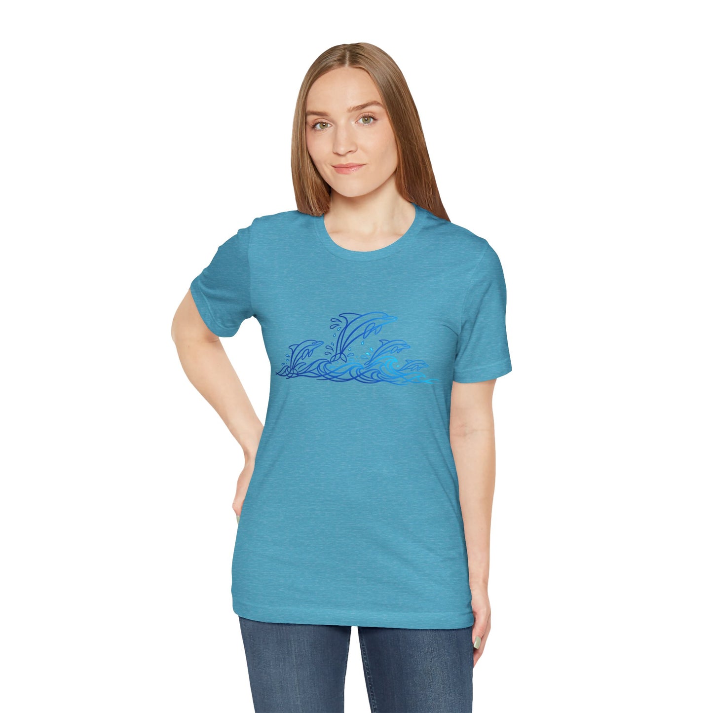 Dolphin Pod Wild Lines T-Shirt