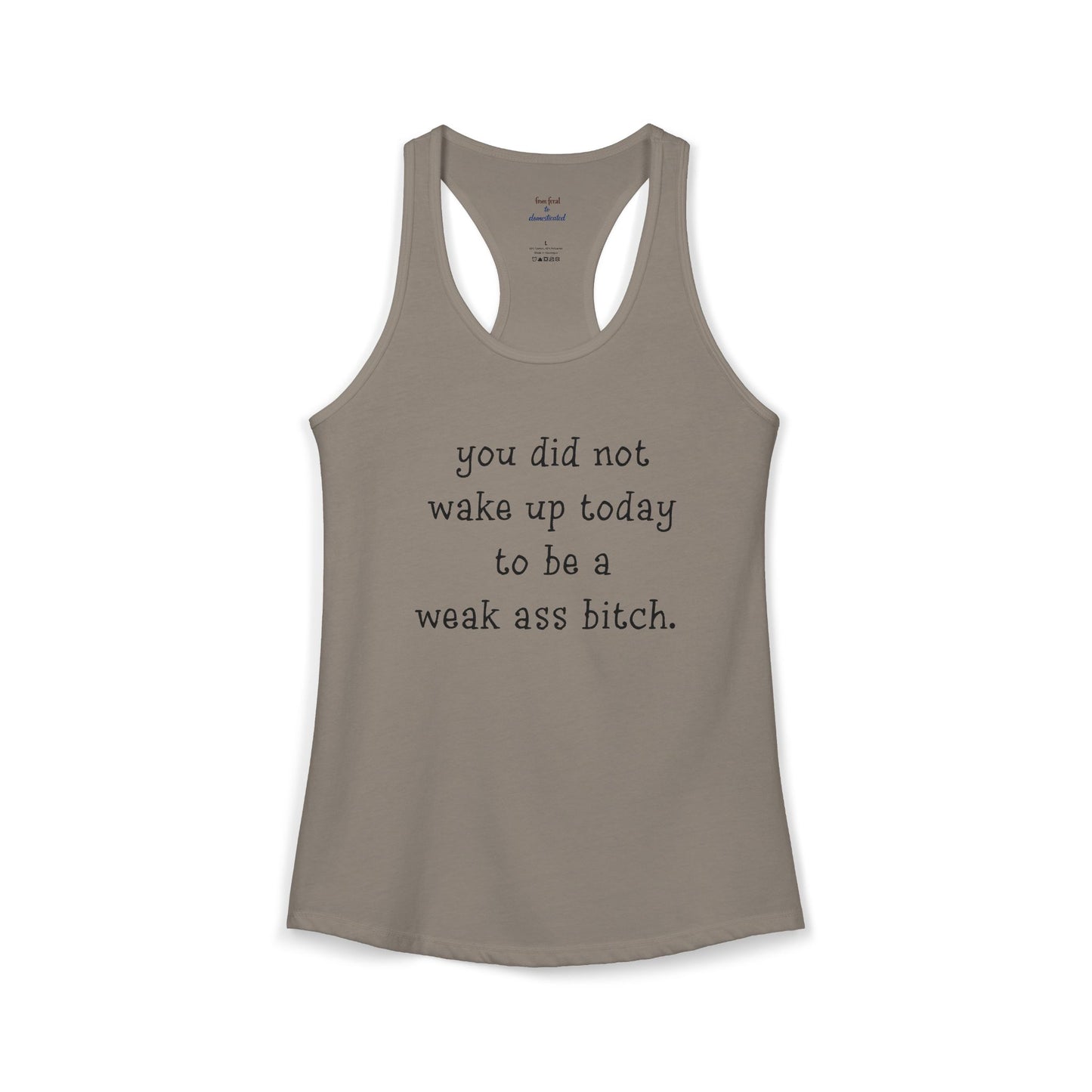 Weakass Racerback Tank
