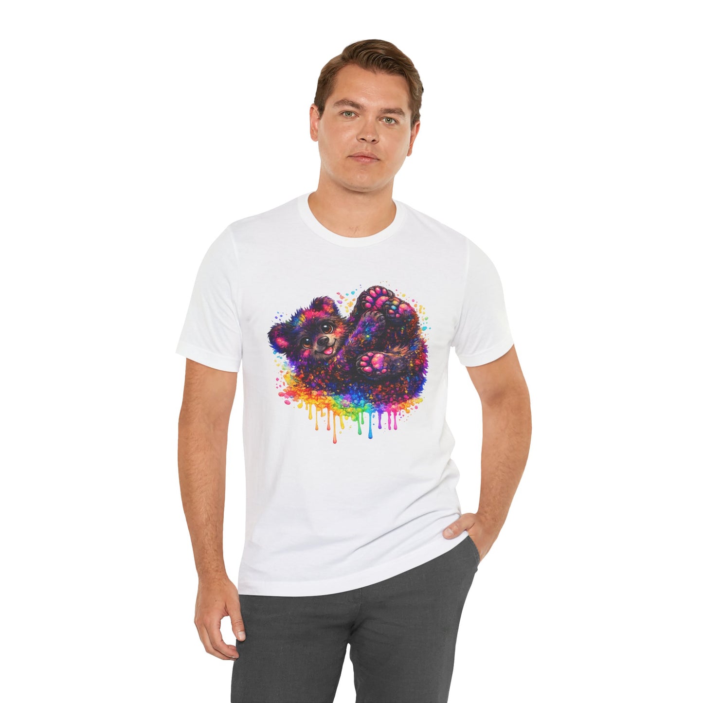 Watercolor Wildlife Bear Cub T-Shirt