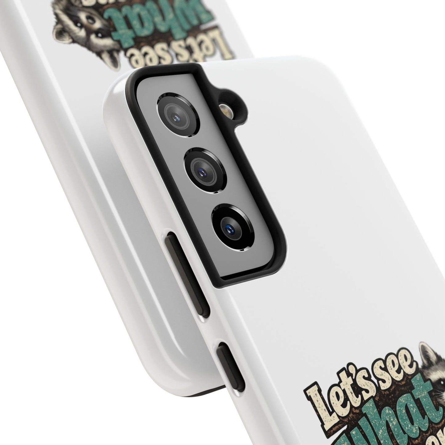 Peek & See Raccoon Phone Case — Tough & Cute Protective Phone Cover