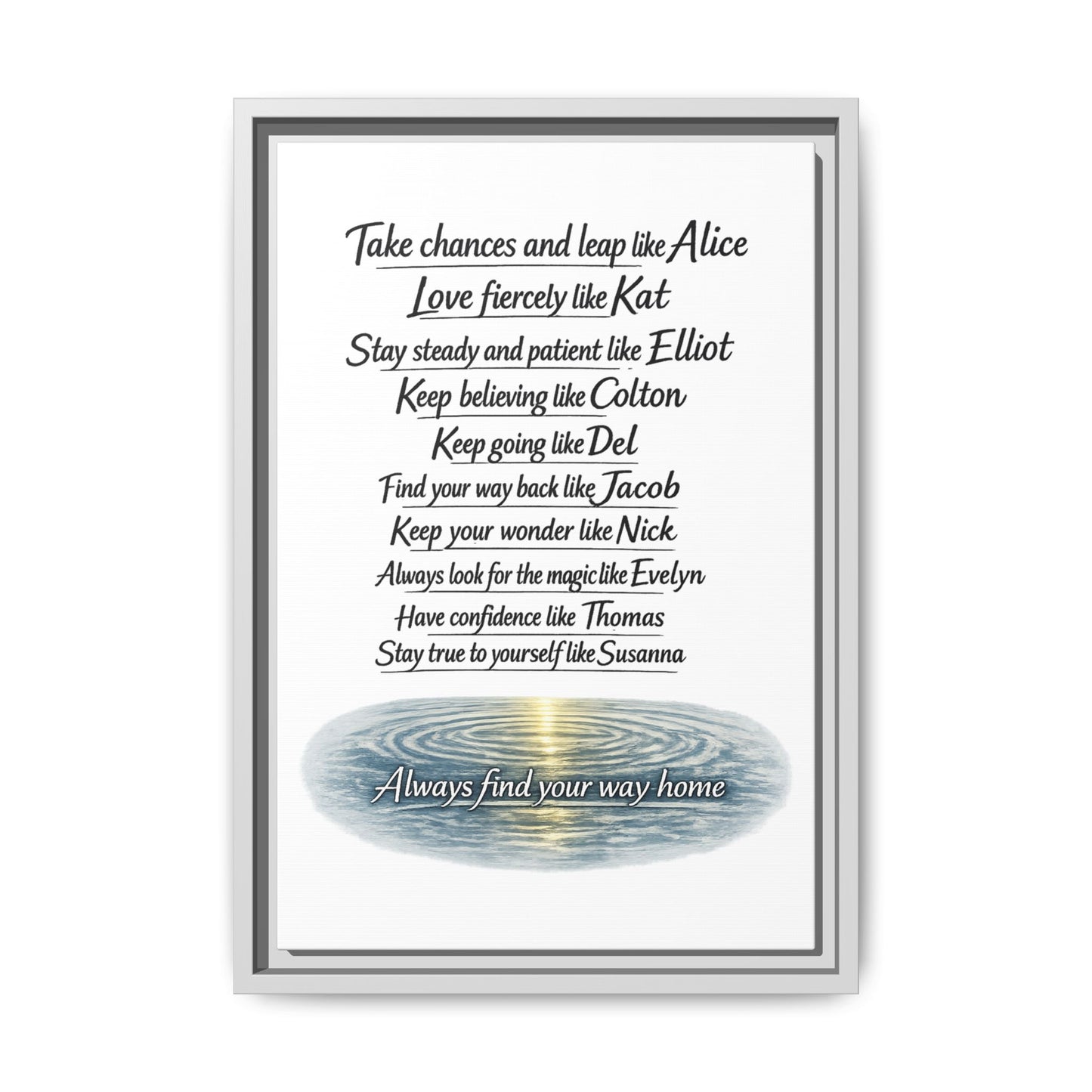 Find Your Way | Matte Canvas, Framed
