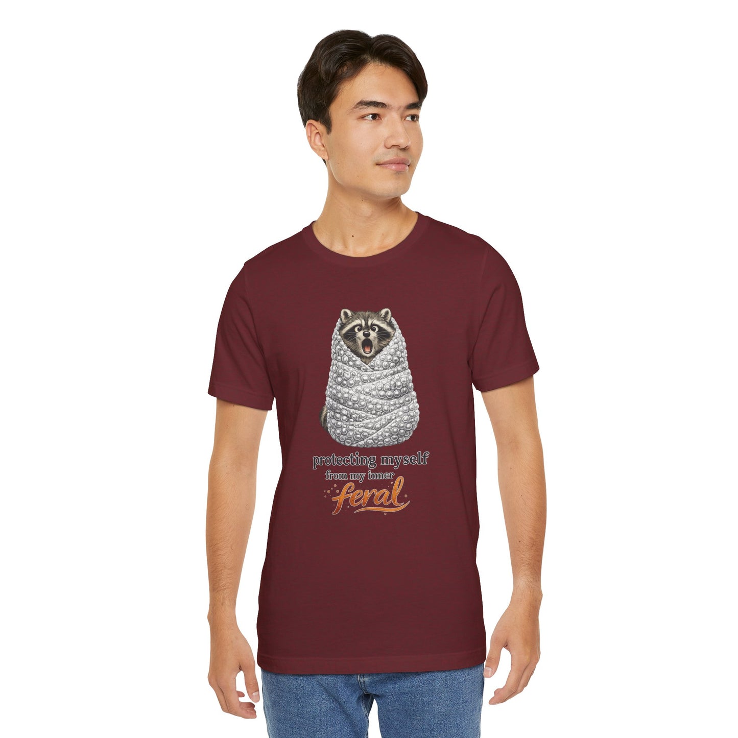 Bubble Wrapped Raccoon T-shirt
