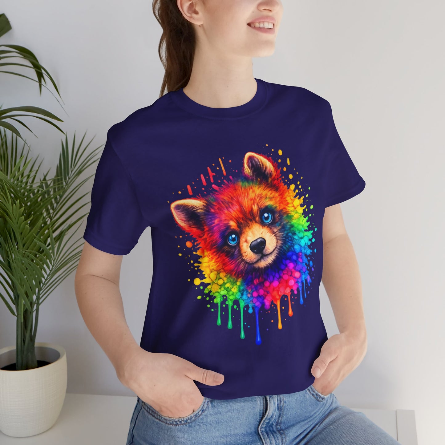 Watercolor Wildlife Bear Cub T-Shirt