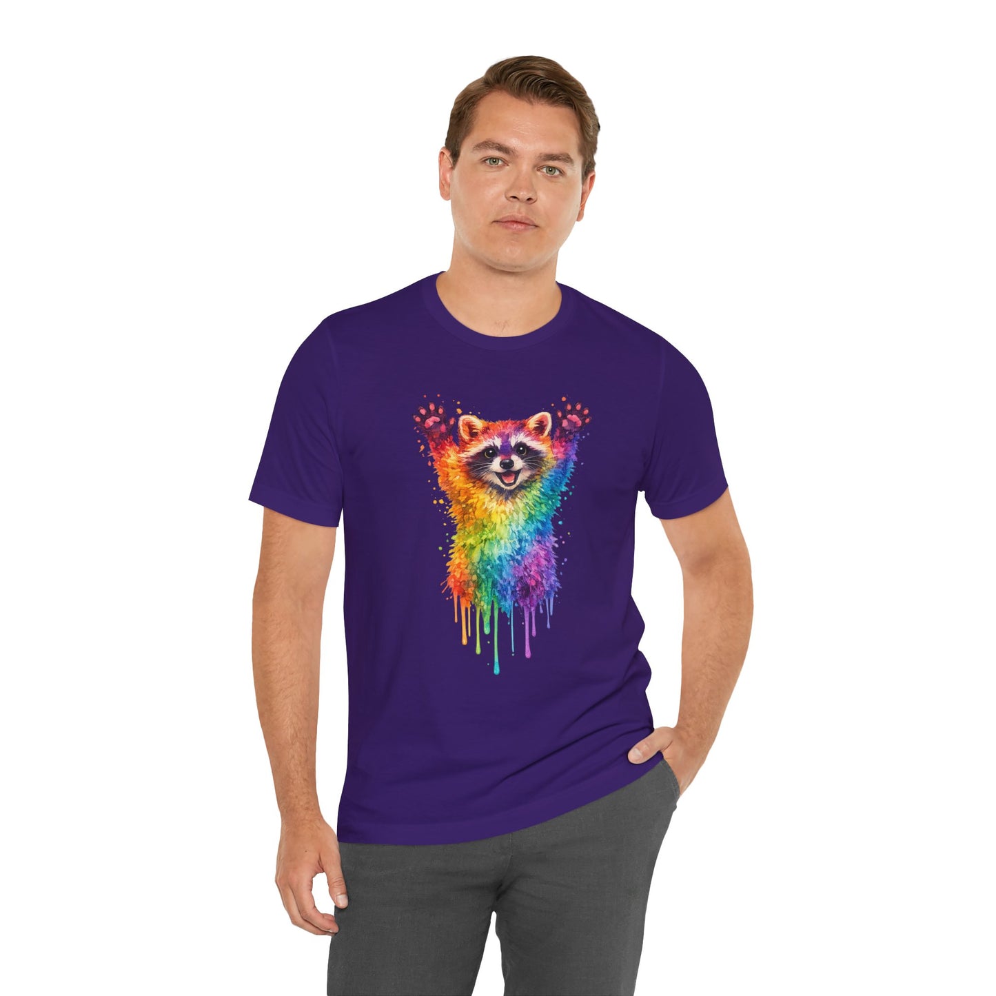 Watercolor Wildlife Raccoon T-Shirt