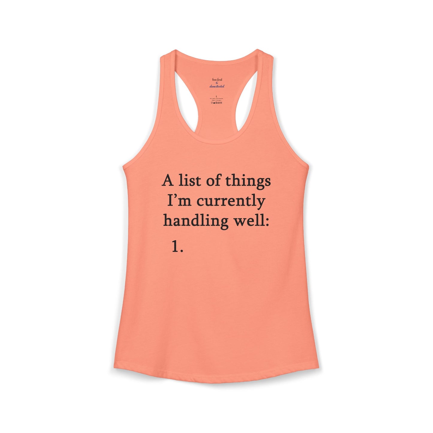A List Racerback Tank