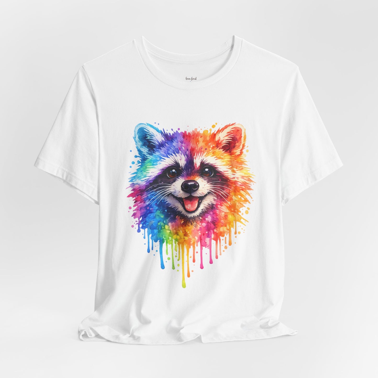 Watercolor Wildlife Raccoon T-Shirt