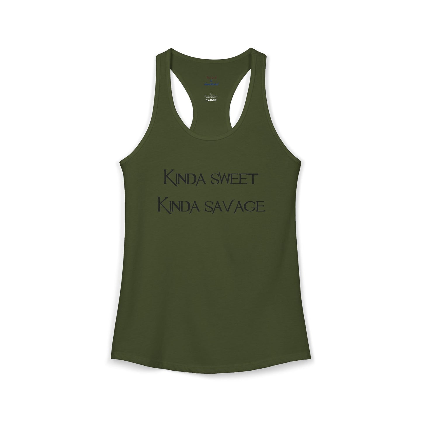 Kinda Both Racerback Tank