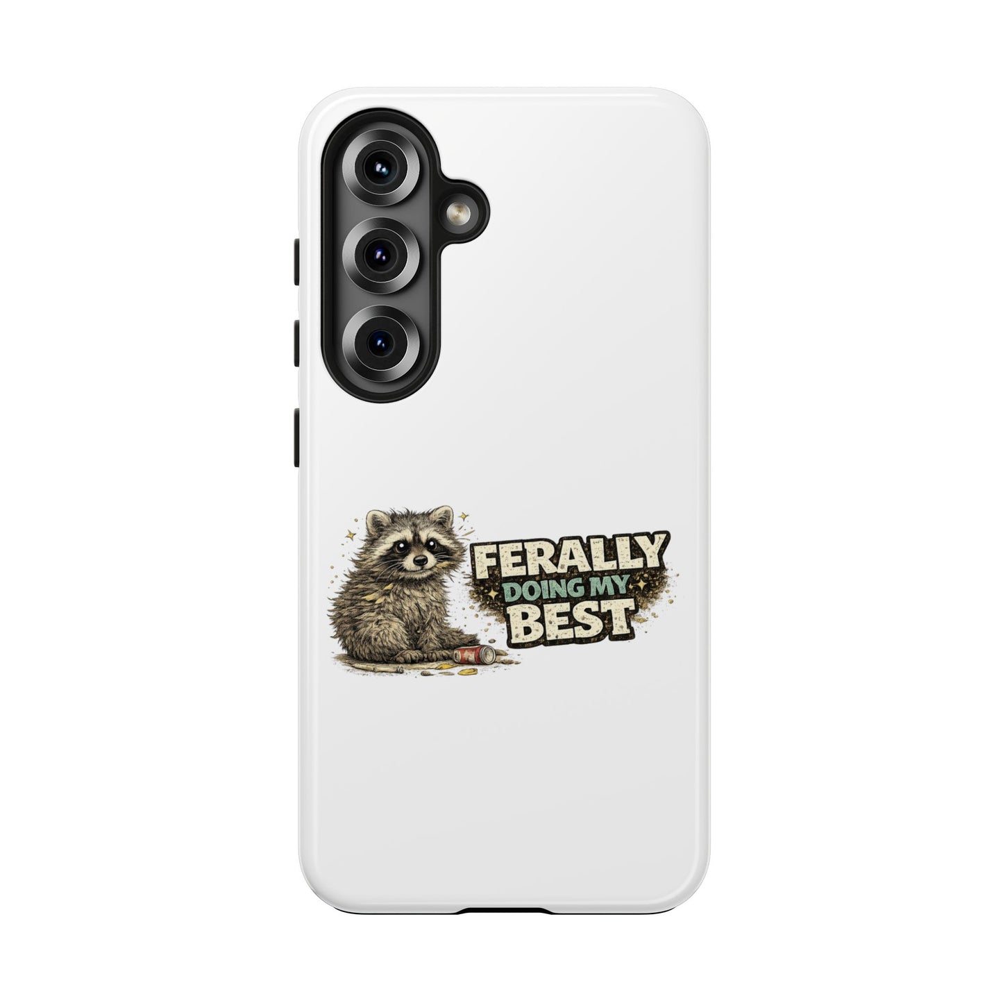 Ferally Raccoon Phone Case — Tough & Cute Protective Phone Cover