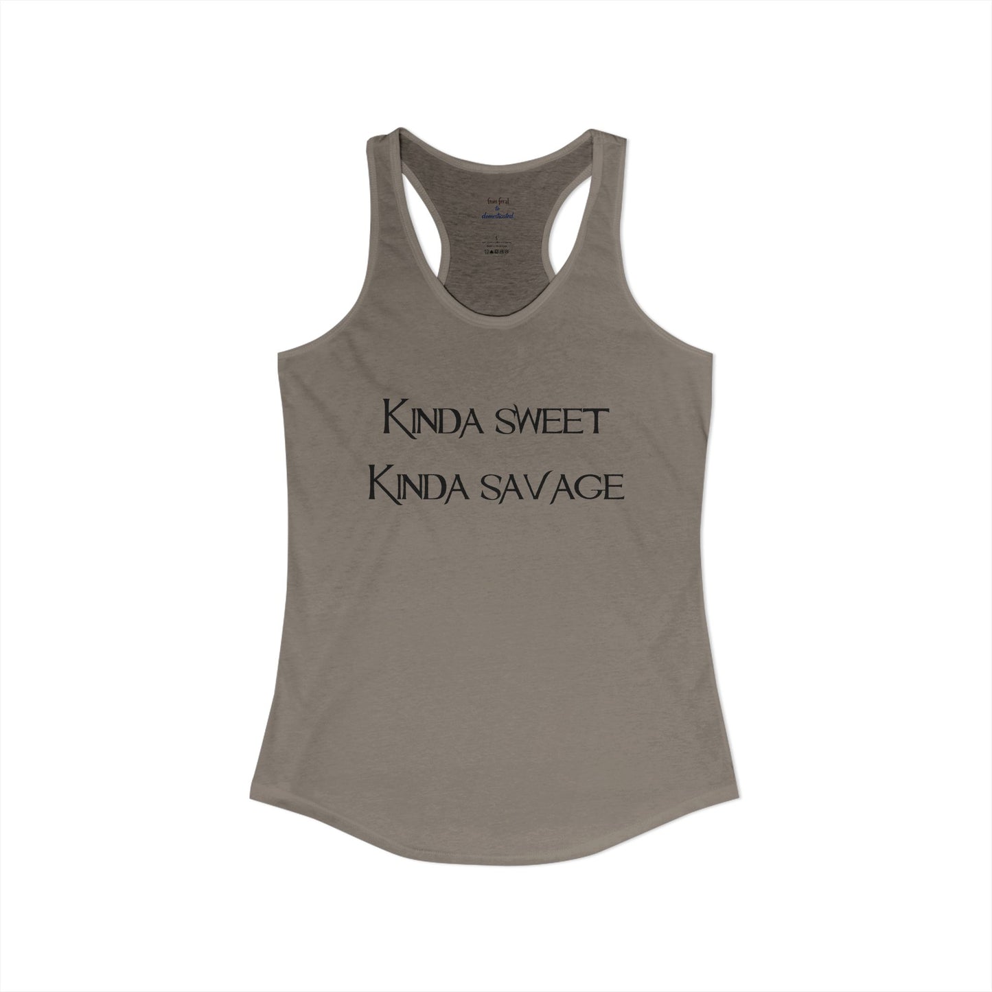 Kinda Both Racerback Tank