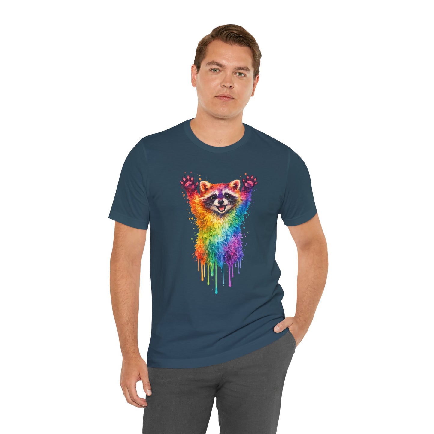 Watercolor Wildlife Raccoon T-Shirt