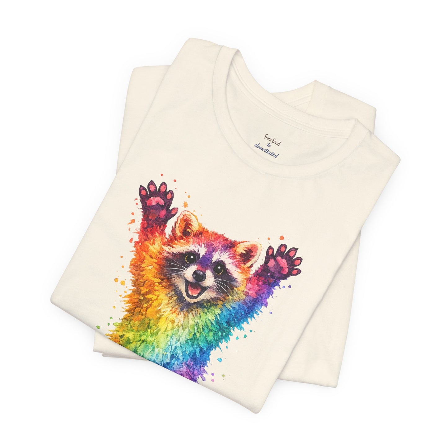 Watercolor Wildlife Raccoon T-Shirt