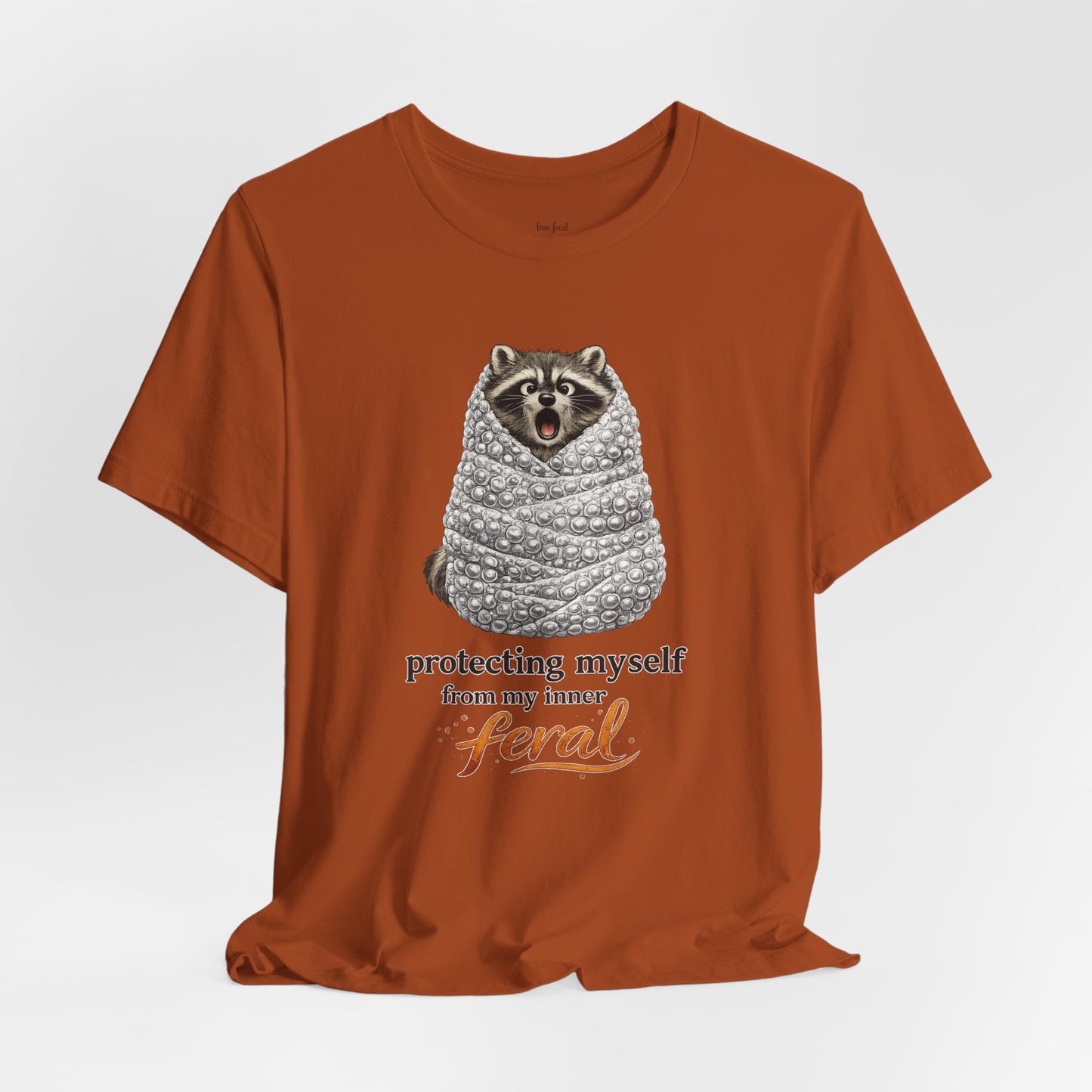 Bubble Wrapped Raccoon T-shirt
