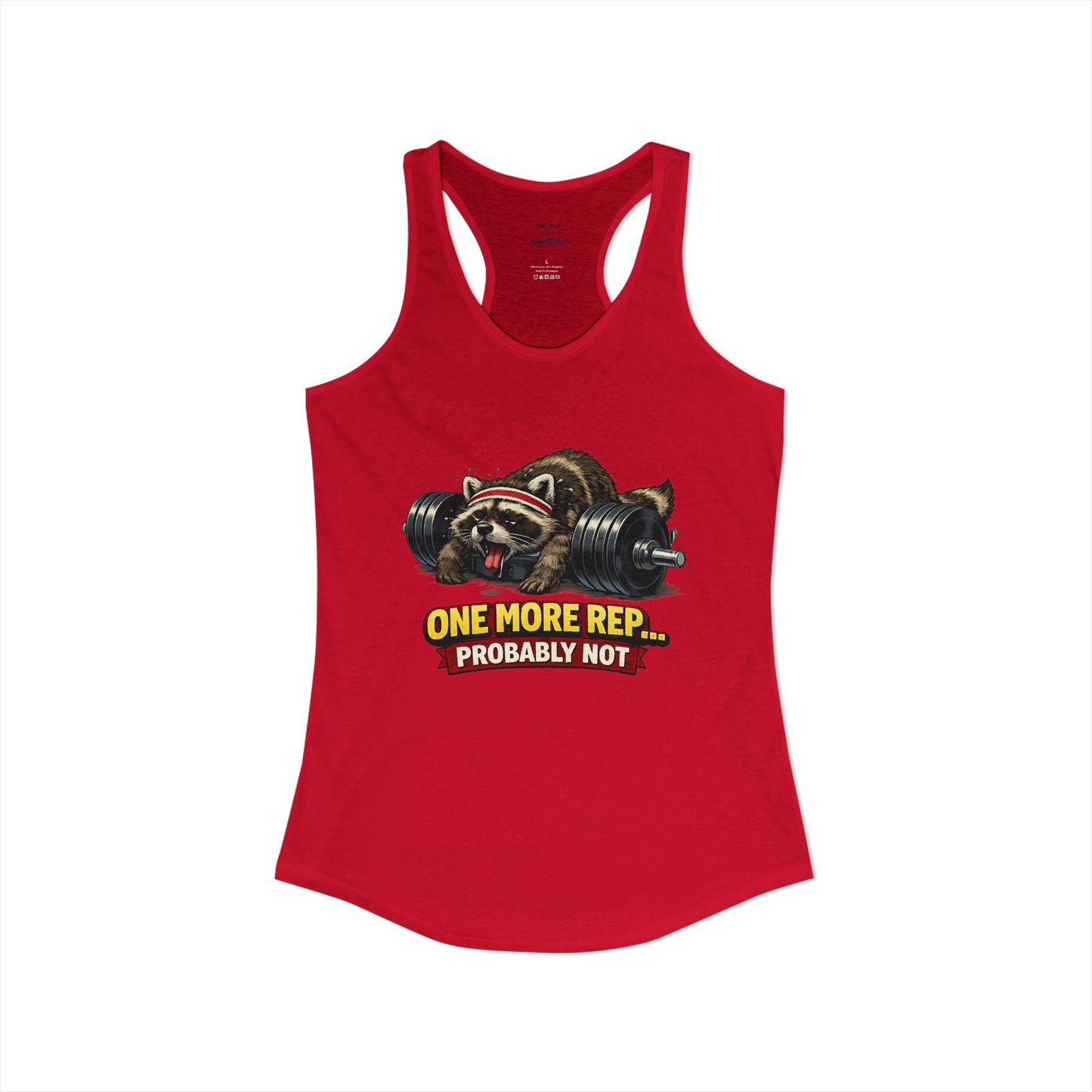 One More Rep Racerback Tank