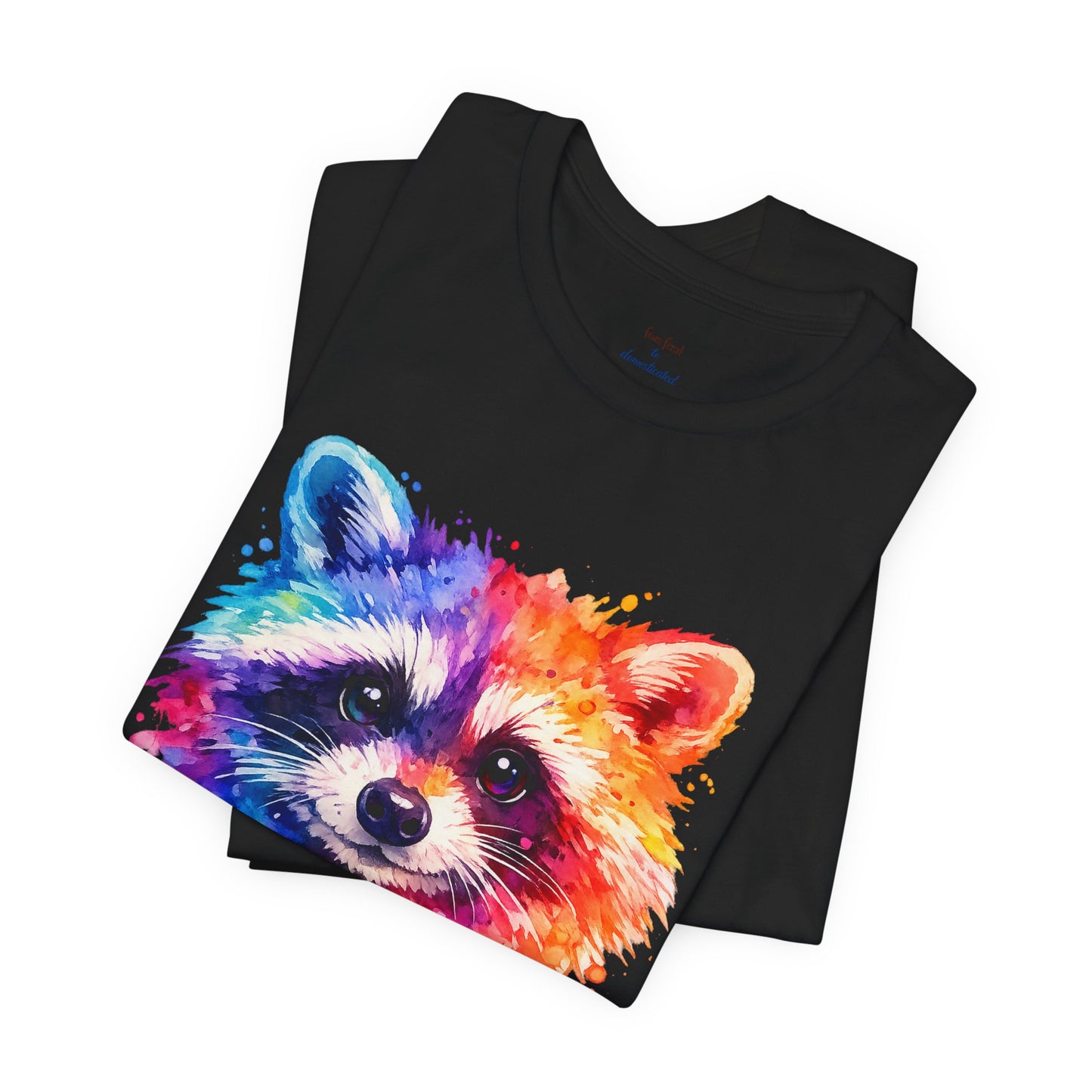 Watercolor Wildlife Raccoon T-Shirt