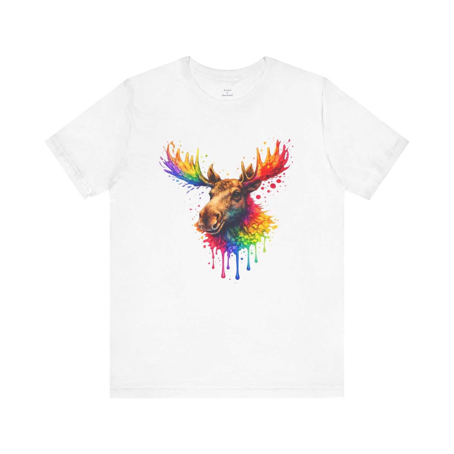 Watercolor Wildlife Moose T-Shirt