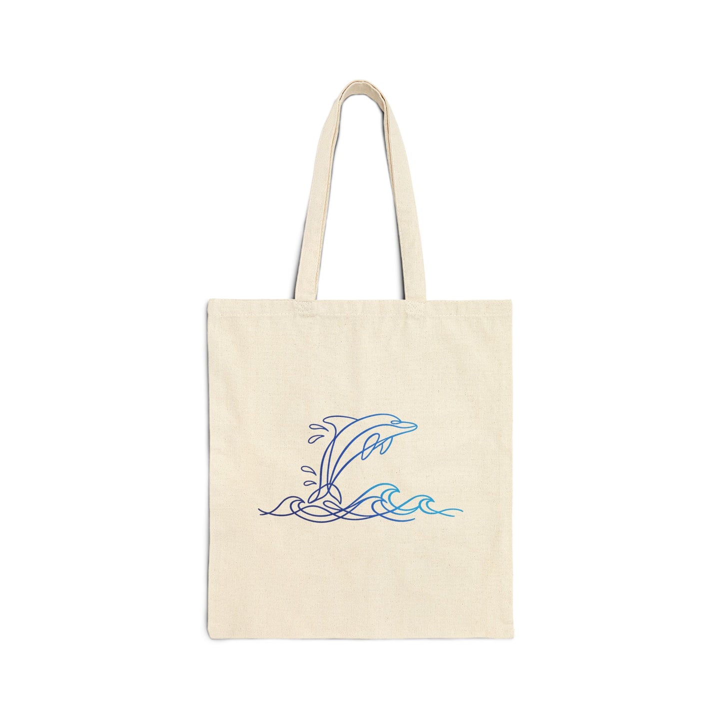 Splashing Dolphin Tote Bag