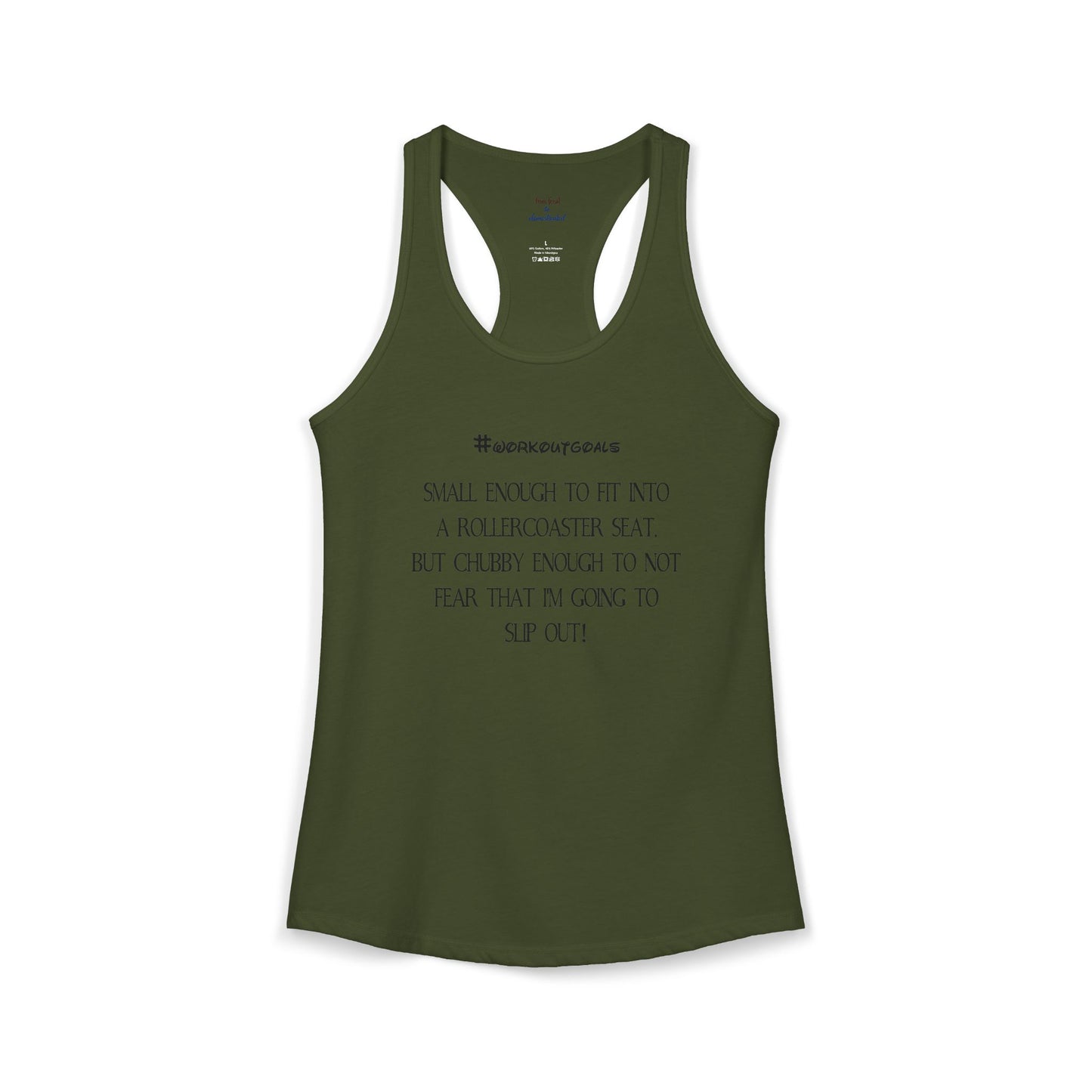 Workout Goals Racerback Tank