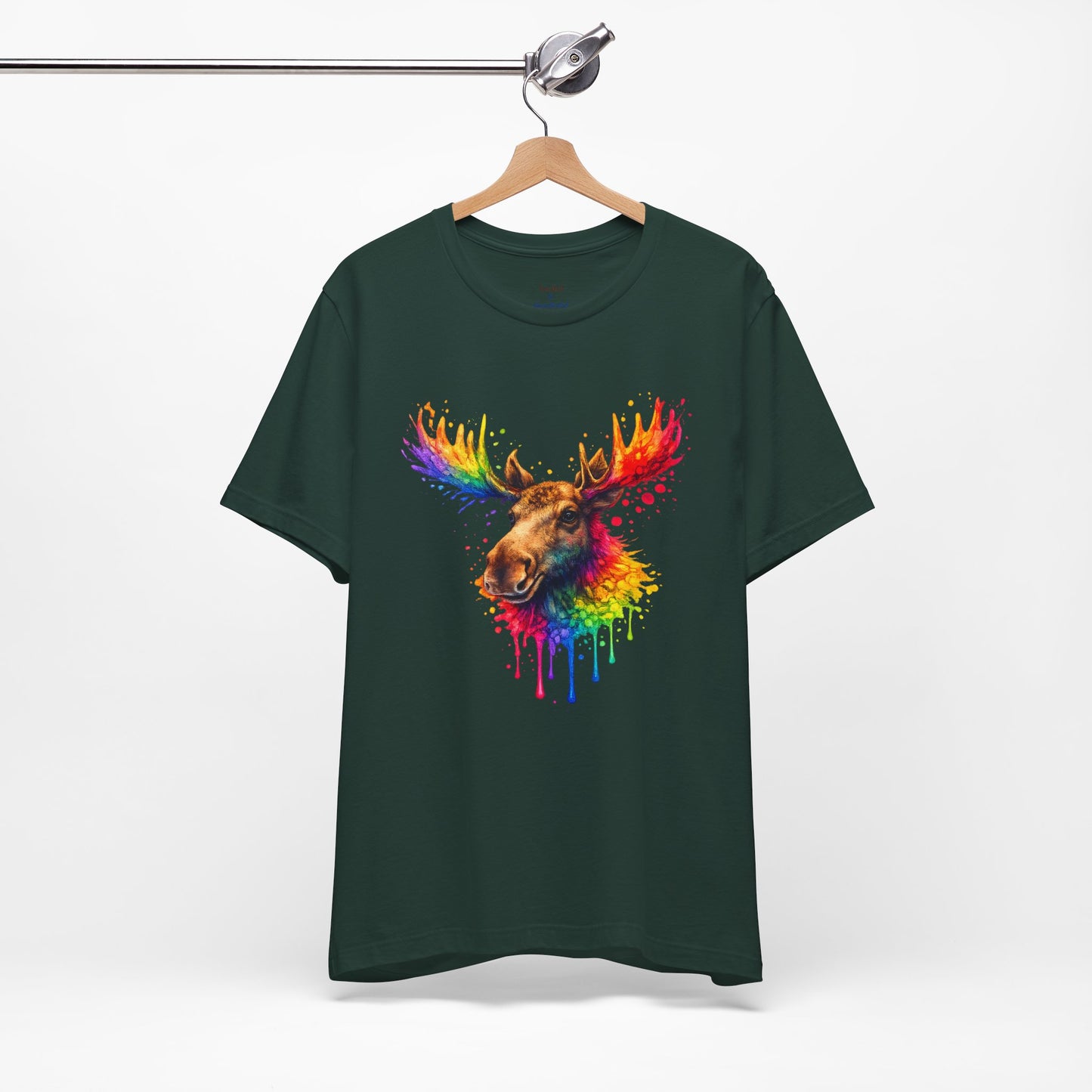 Watercolor Wildlife Moose T-Shirt