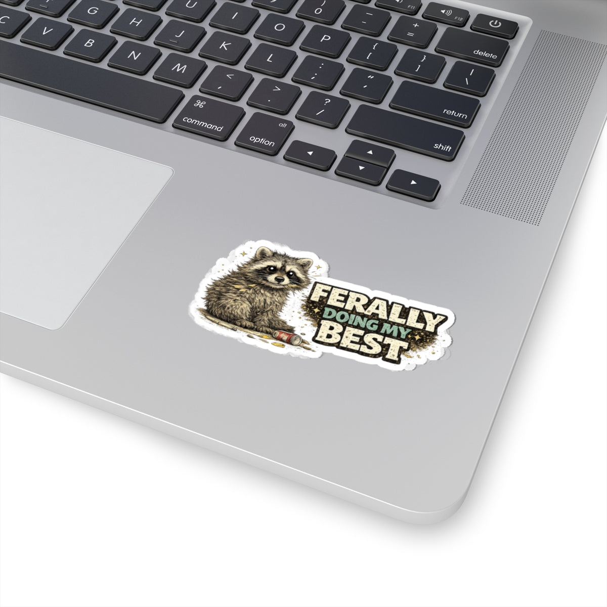 Ferally Raccoon Stickers