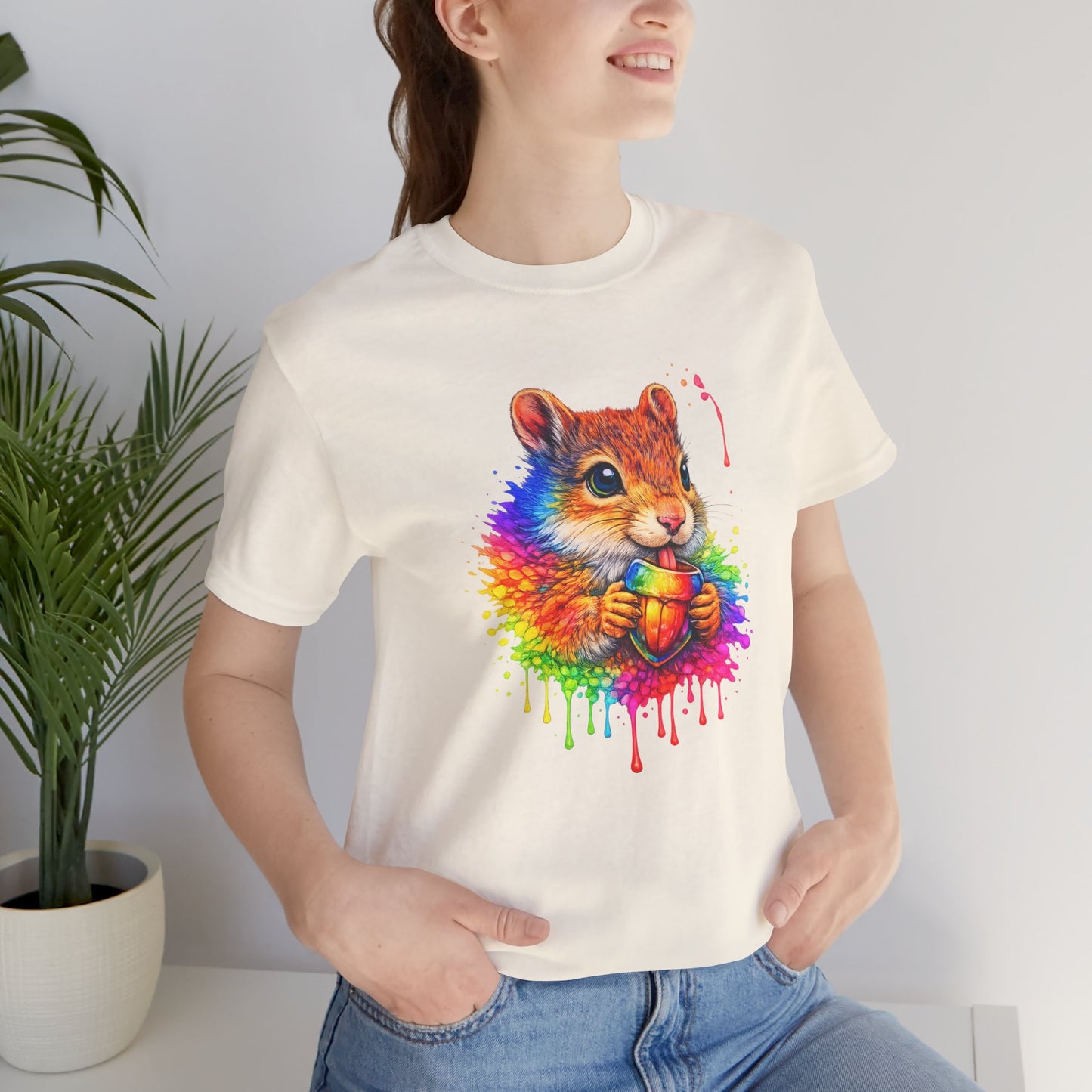 Watercolor Wildlife Squirrel T-Shirt
