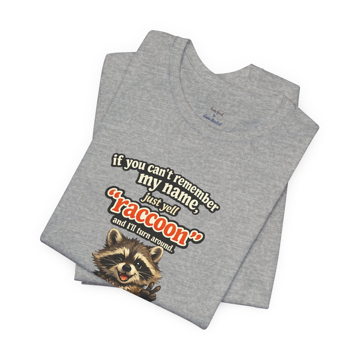 Yell Raccoon T-shirt