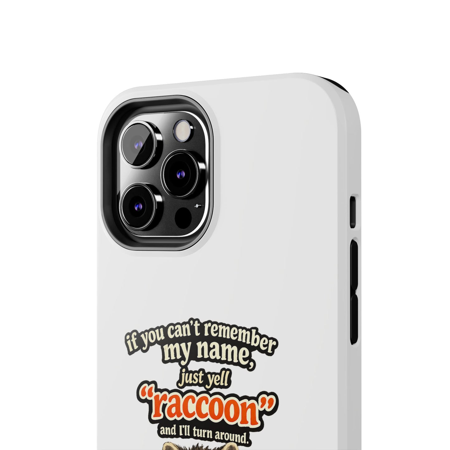 Yell Raccoon Phone Case — Tough & Cute Protective Phone Cover