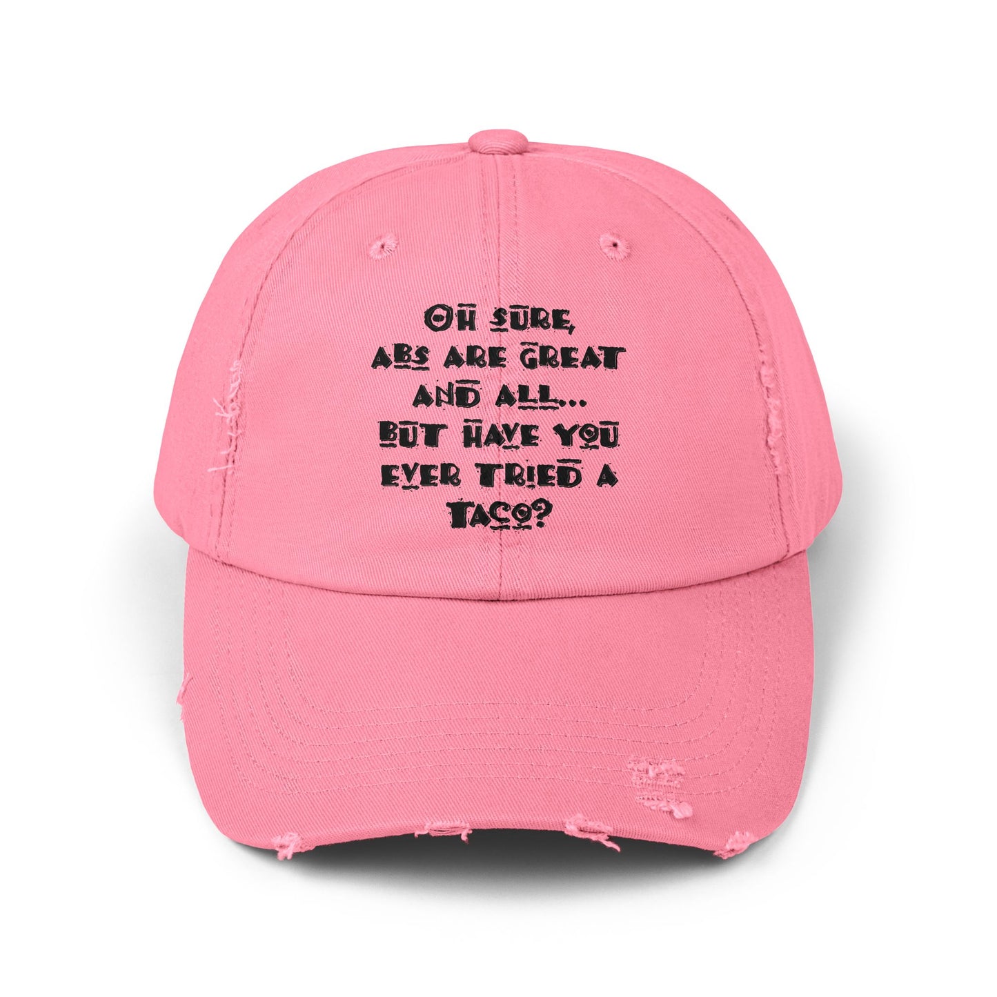 "Tacos" Distressed Cap —  Funny Truth Hat