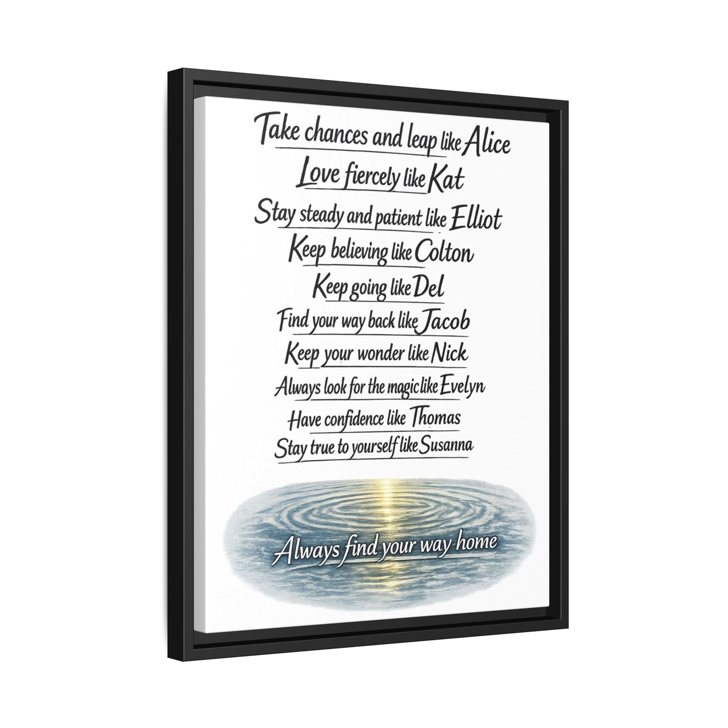 Find Your Way | Matte Canvas, Framed