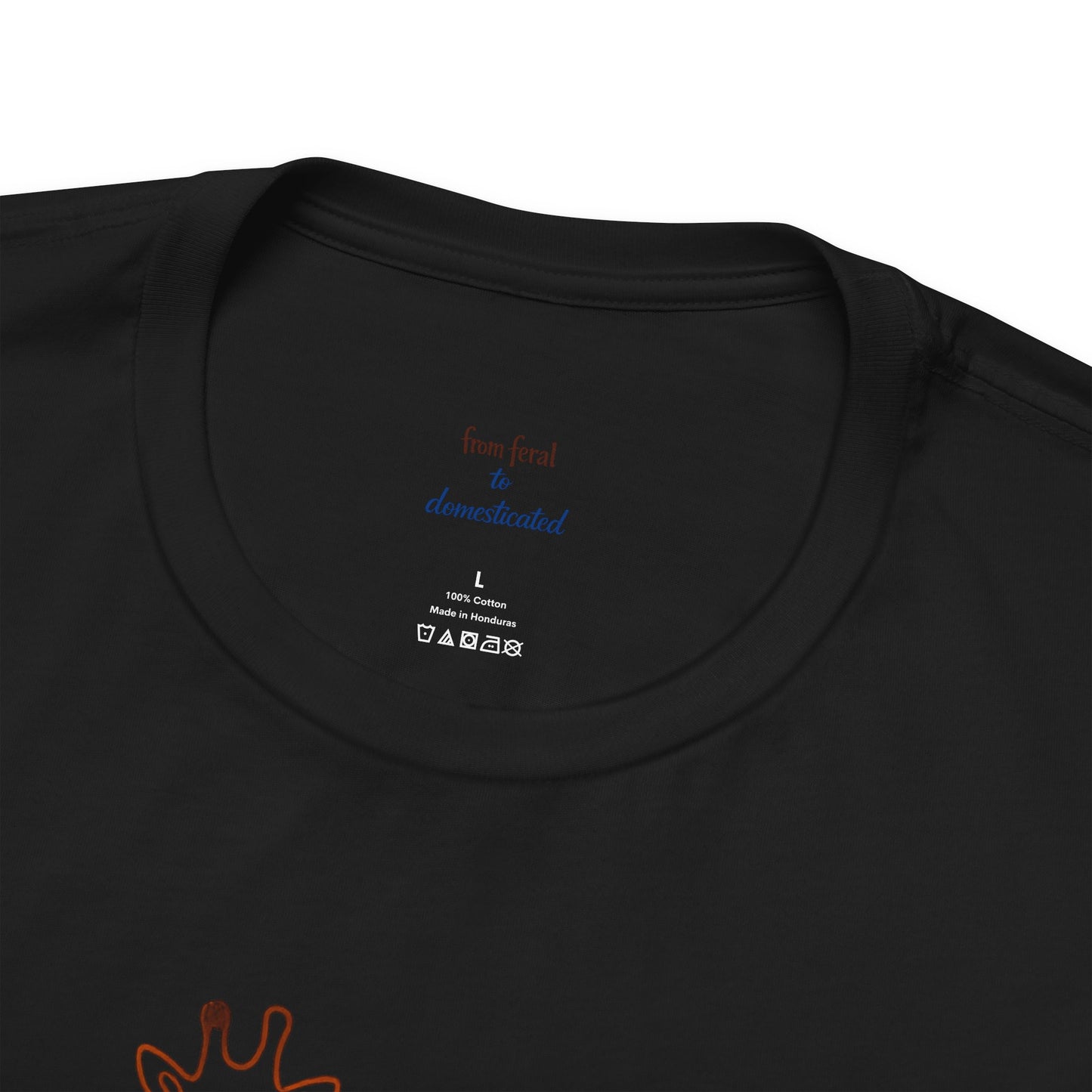 Giraffe Sunset Tee — Minimal Line Art Safari T-Shirt