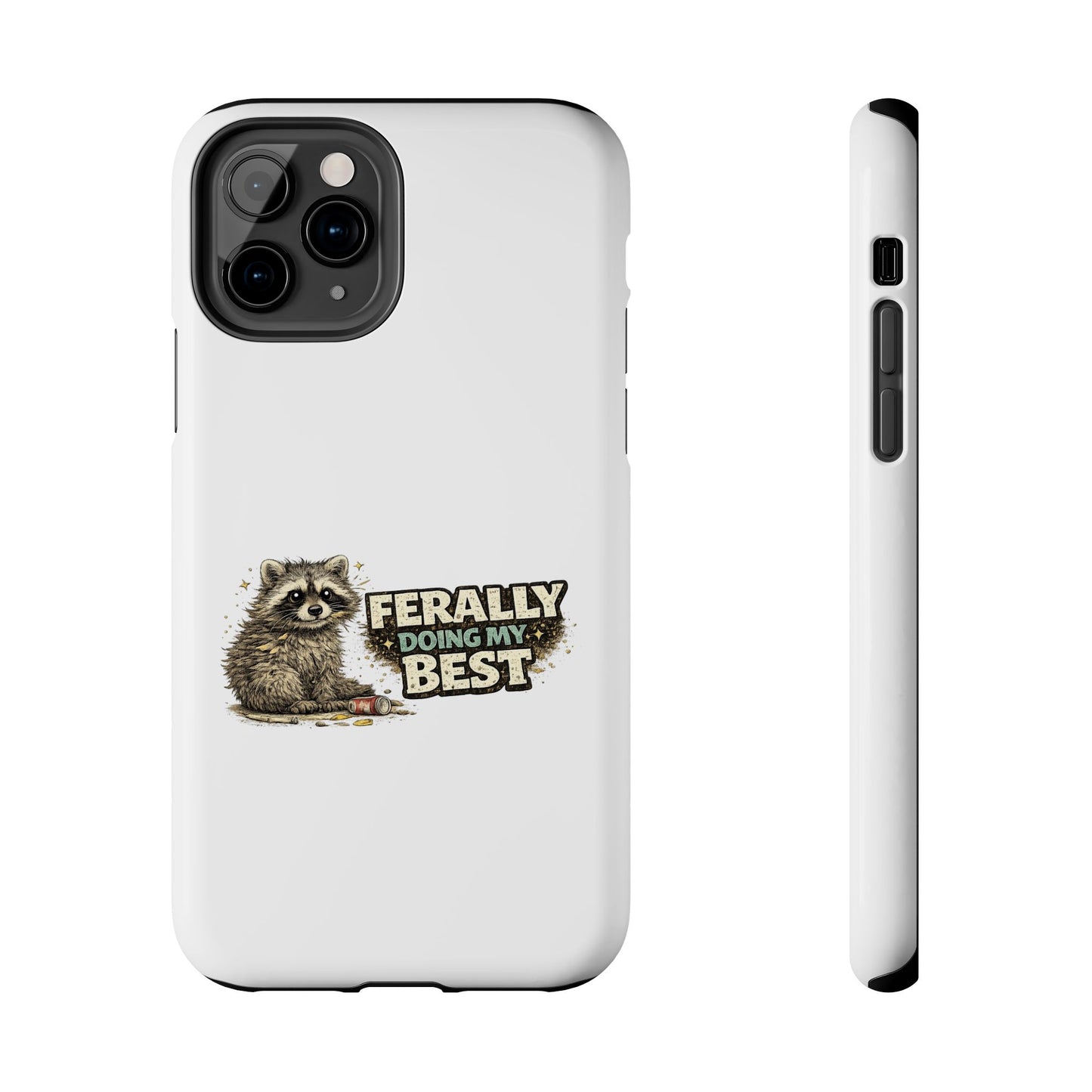 Ferally Raccoon Phone Case — Tough & Cute Protective Phone Cover