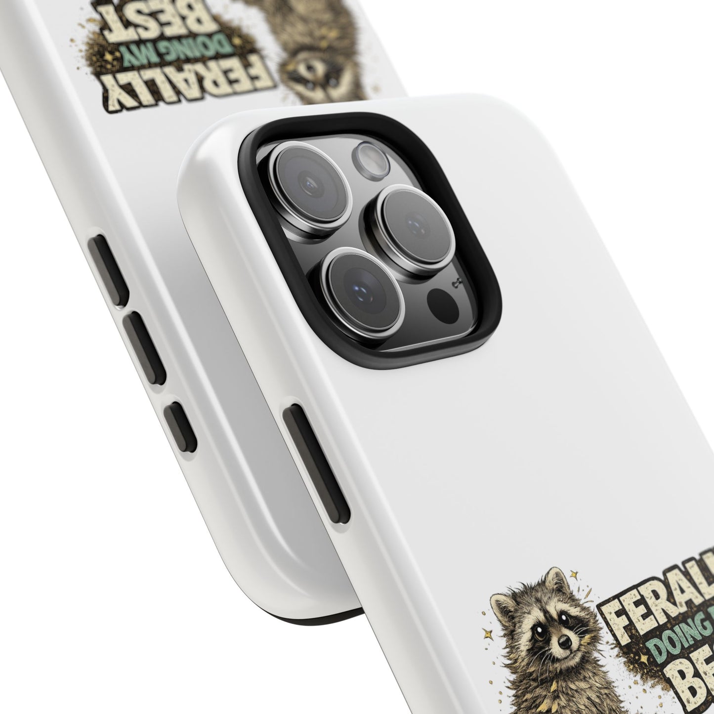 Ferally Raccoon Phone Case — Tough & Cute Protective Phone Cover