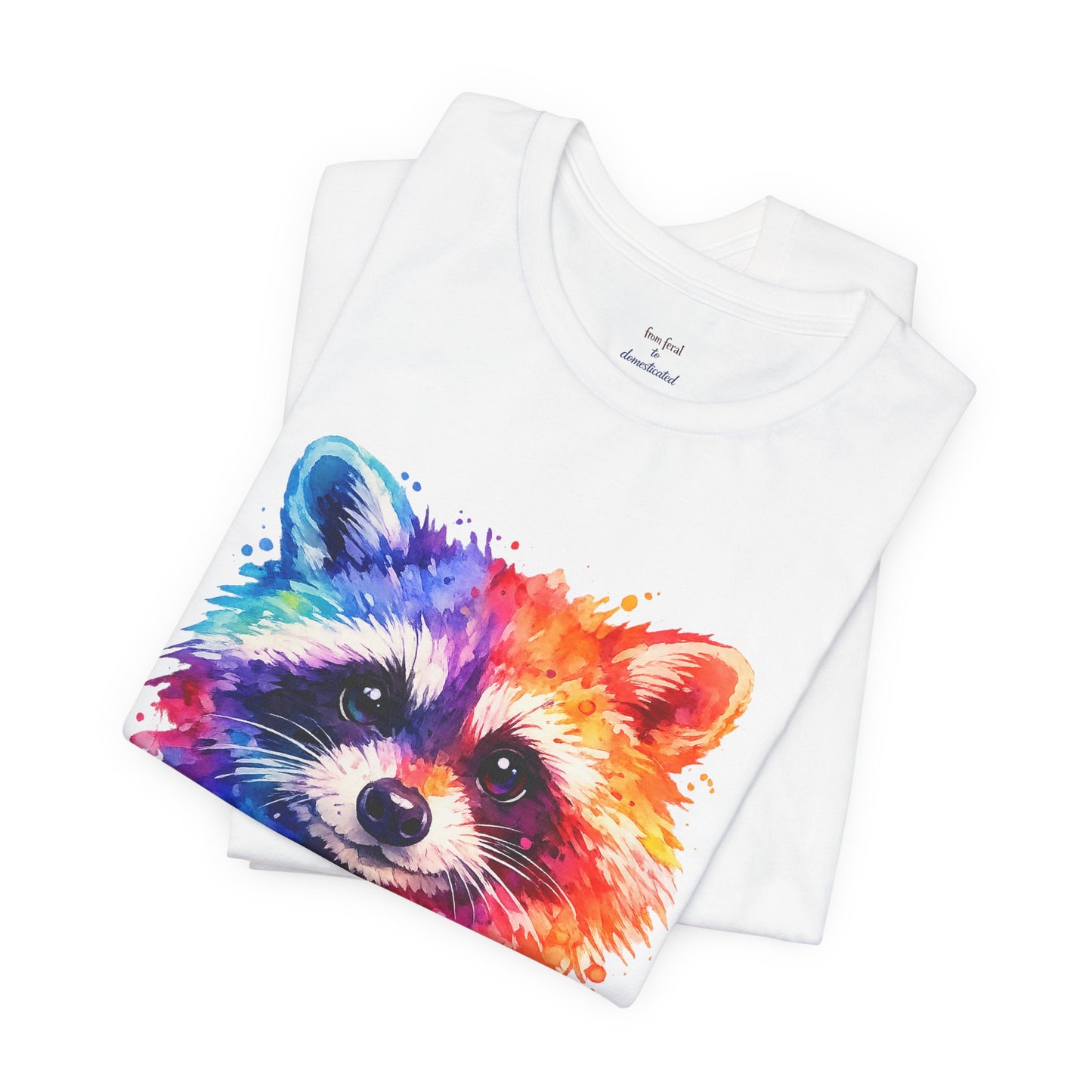 Watercolor Wildlife Raccoon T-Shirt