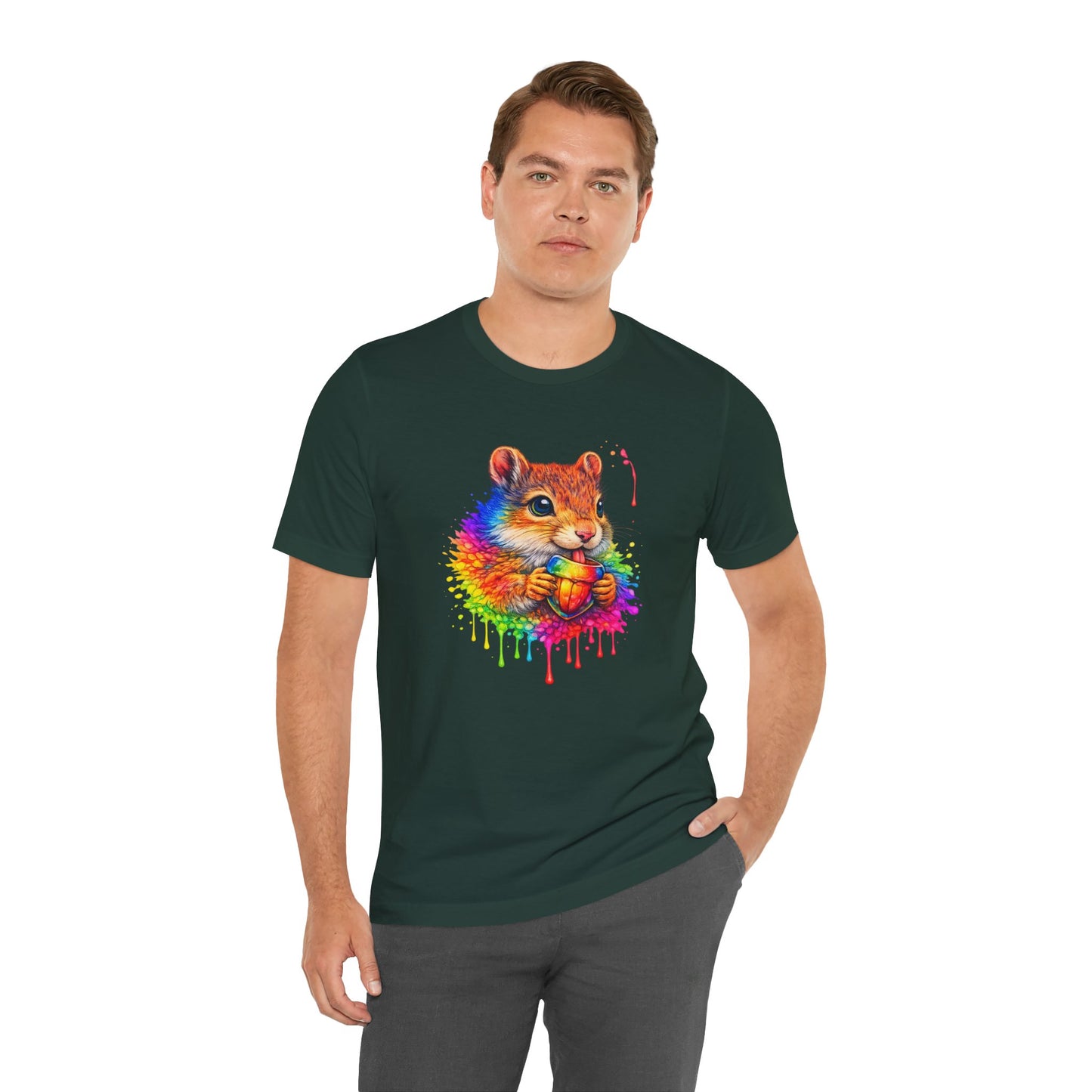 Watercolor Wildlife Squirrel T-Shirt