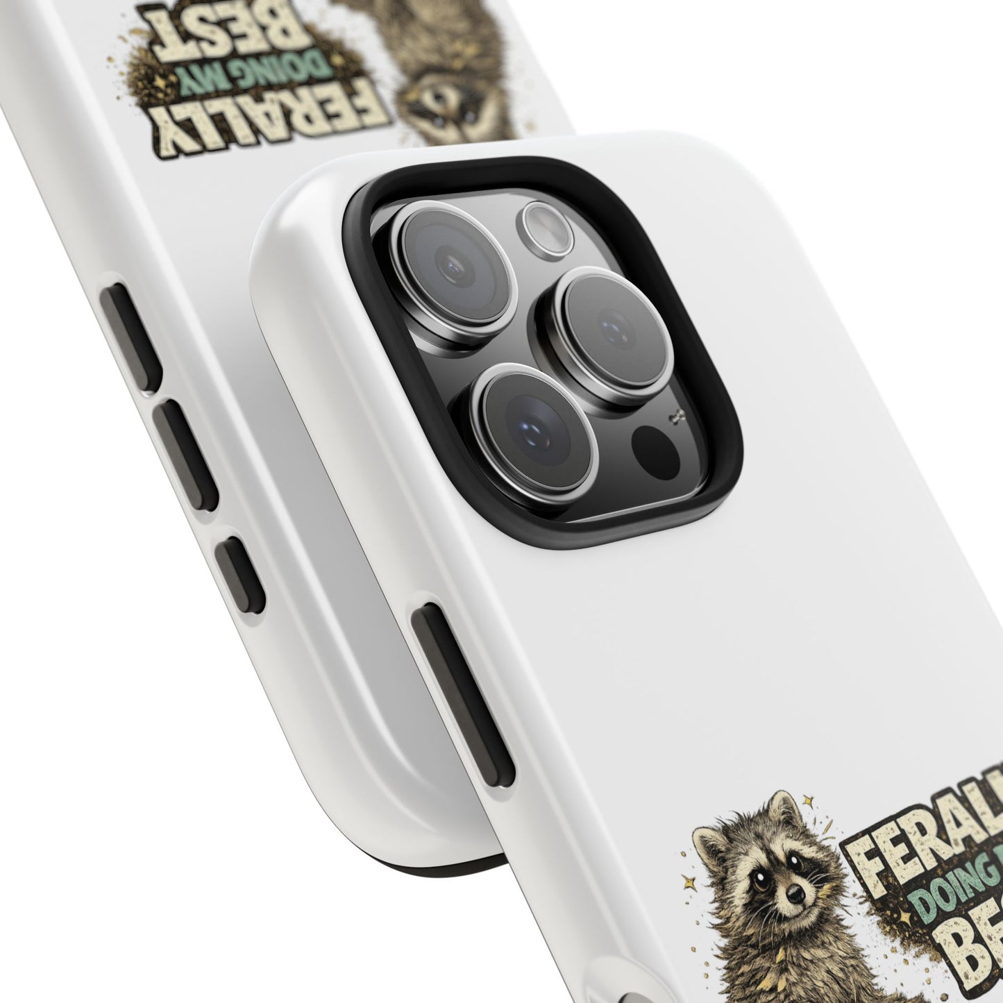 Ferally Raccoon Phone Case — Tough & Cute Protective Phone Cover