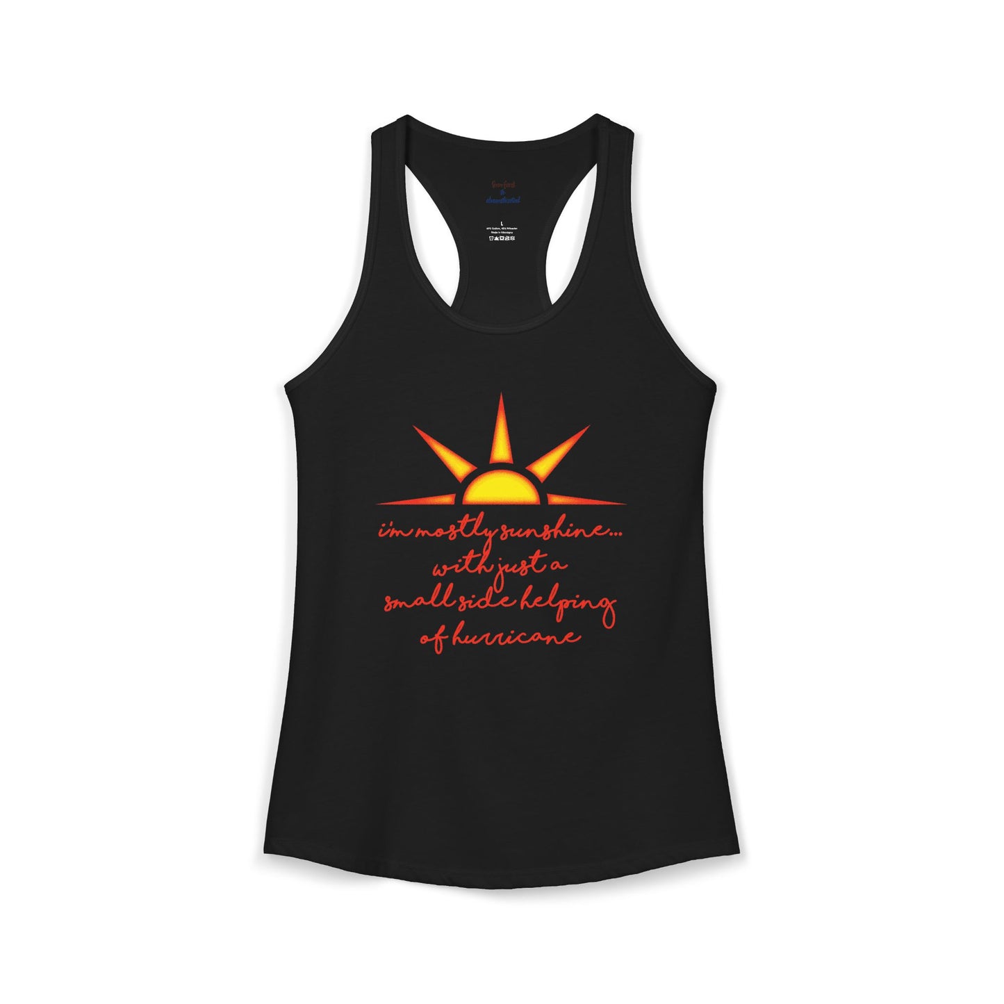 Sunshine and Hurricane Racerback Tank
