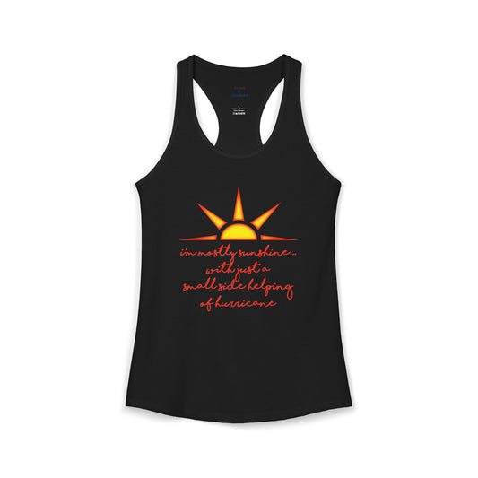Sunshine and Hurricane Racerback Tank