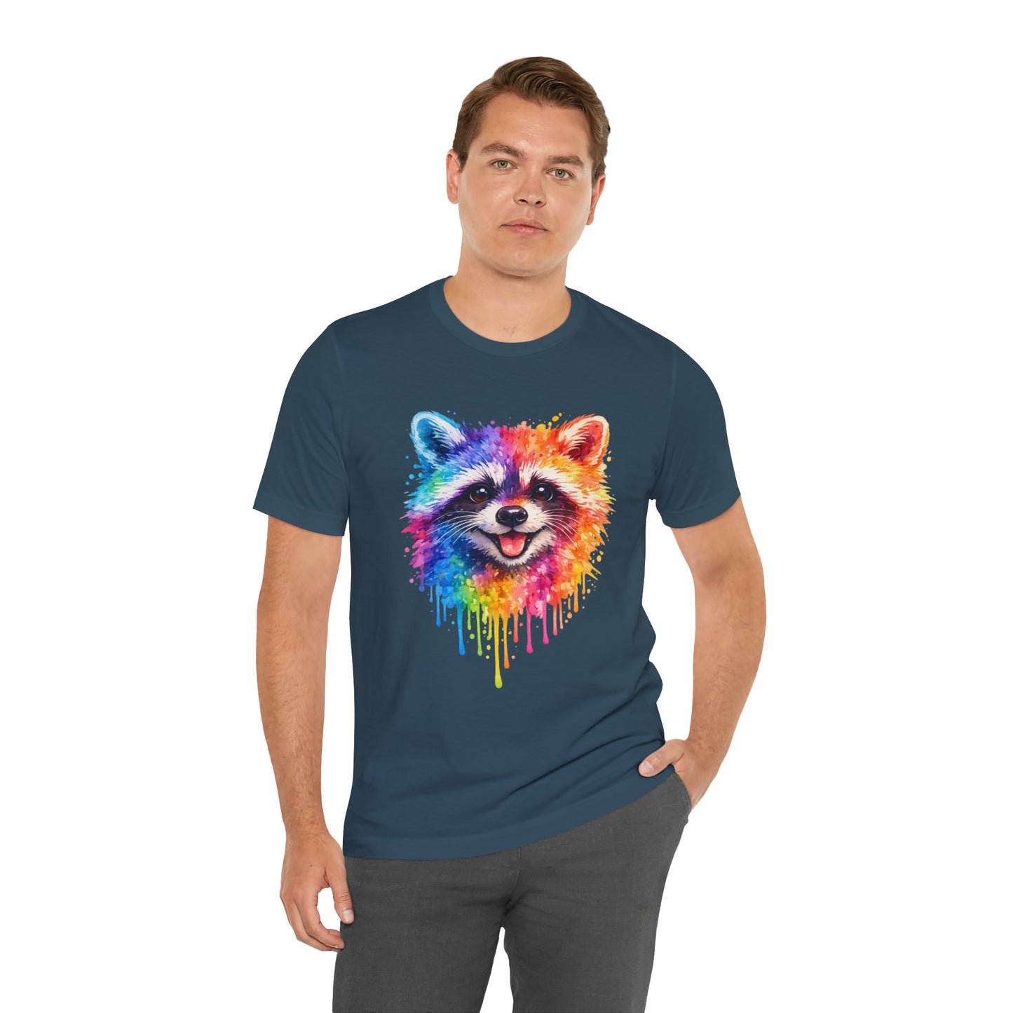 Watercolor Wildlife Raccoon T-Shirt