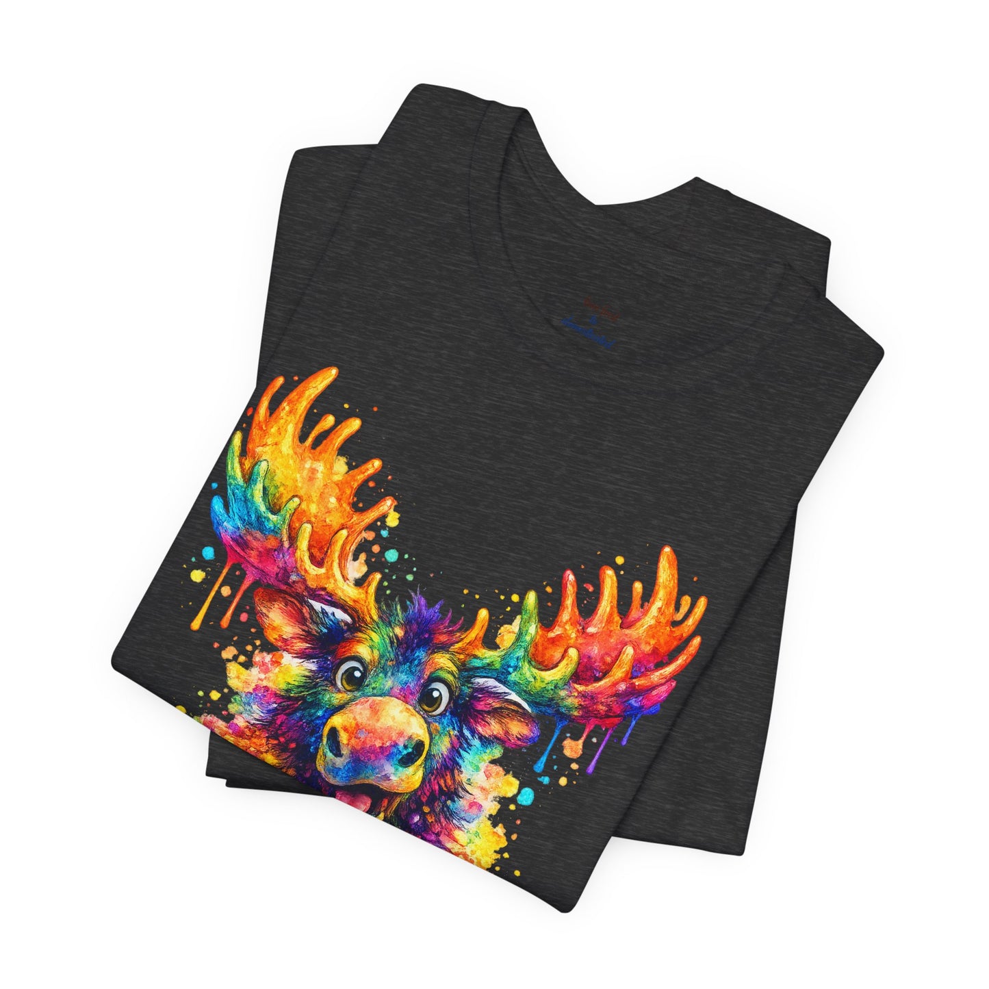 Watercolor Wildlife Moose T-Shirt