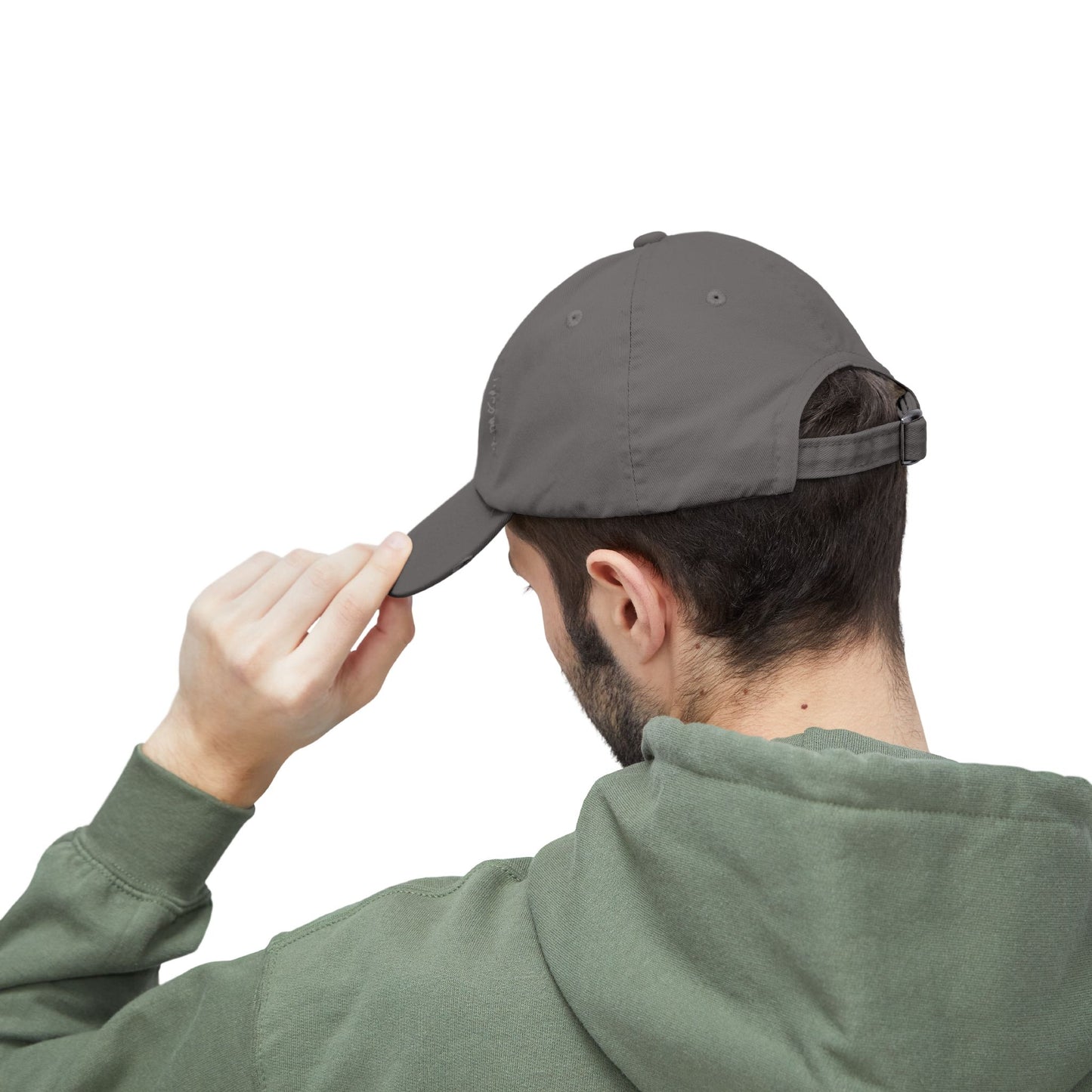 Let's See What Happens Distressed Cap — Raccoon Mom/Dad Funny Dad Hat